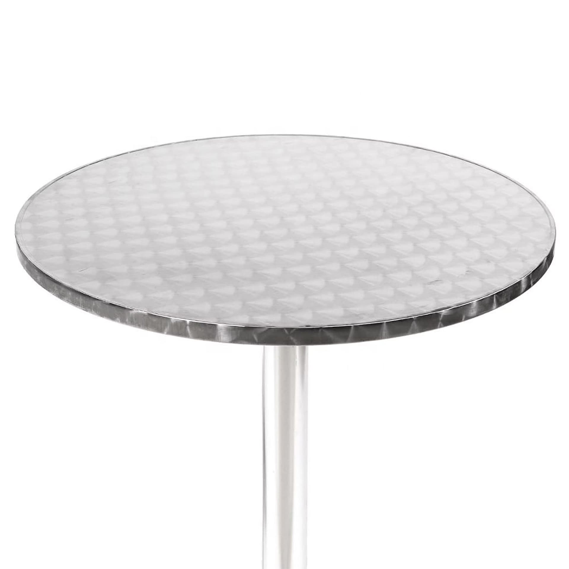 tavolo rotondo a colonna in acciaio e alluminio waterproof tondo 70 Grigio in Tavoli standard Milani Home - Dueville, commercioVirtuoso.it