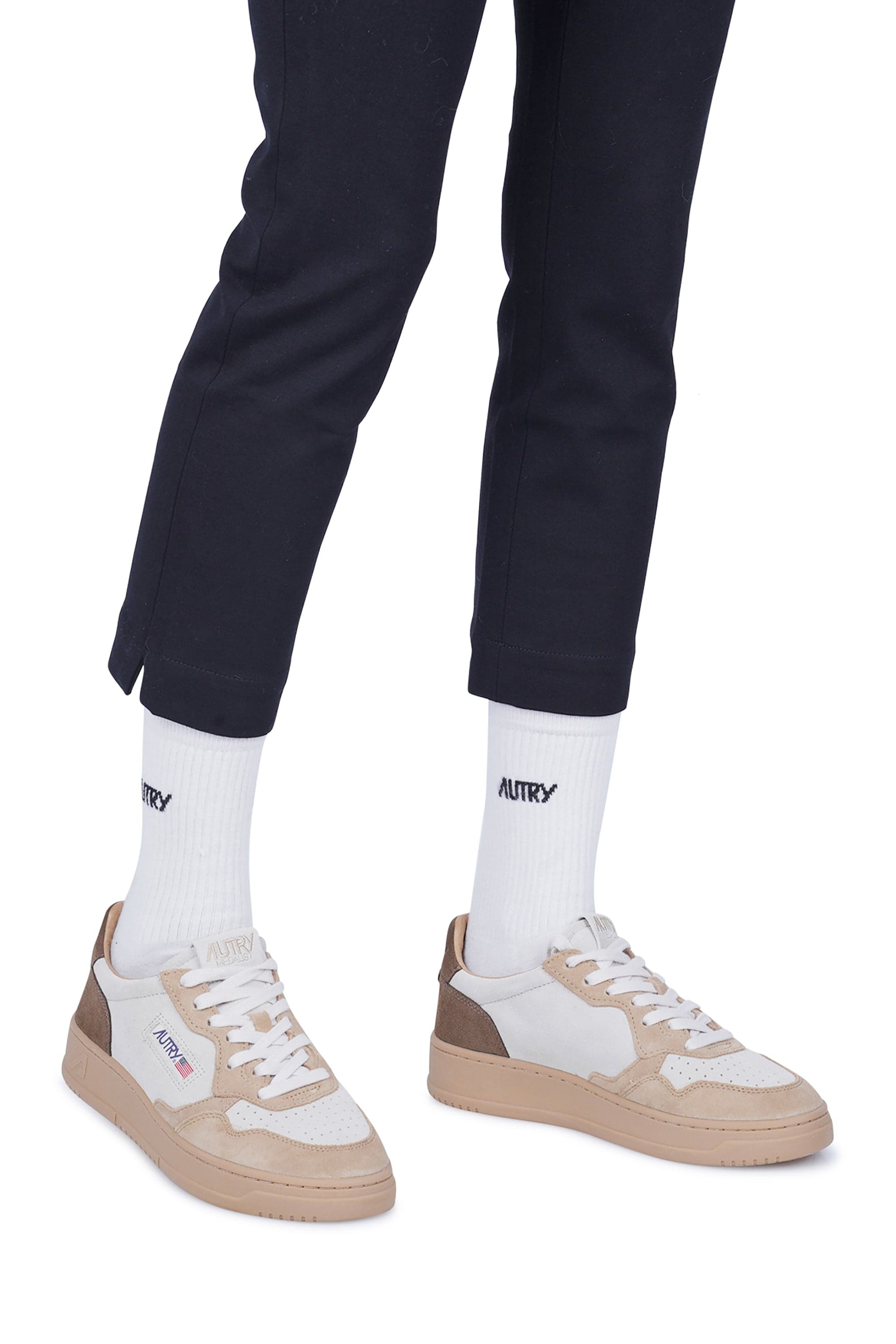 AUTRY Autry - Sneakers - 470527 - Beige/Moro da donna in Sneaker casual Drestige - Casamassima, commercioVirtuoso.it