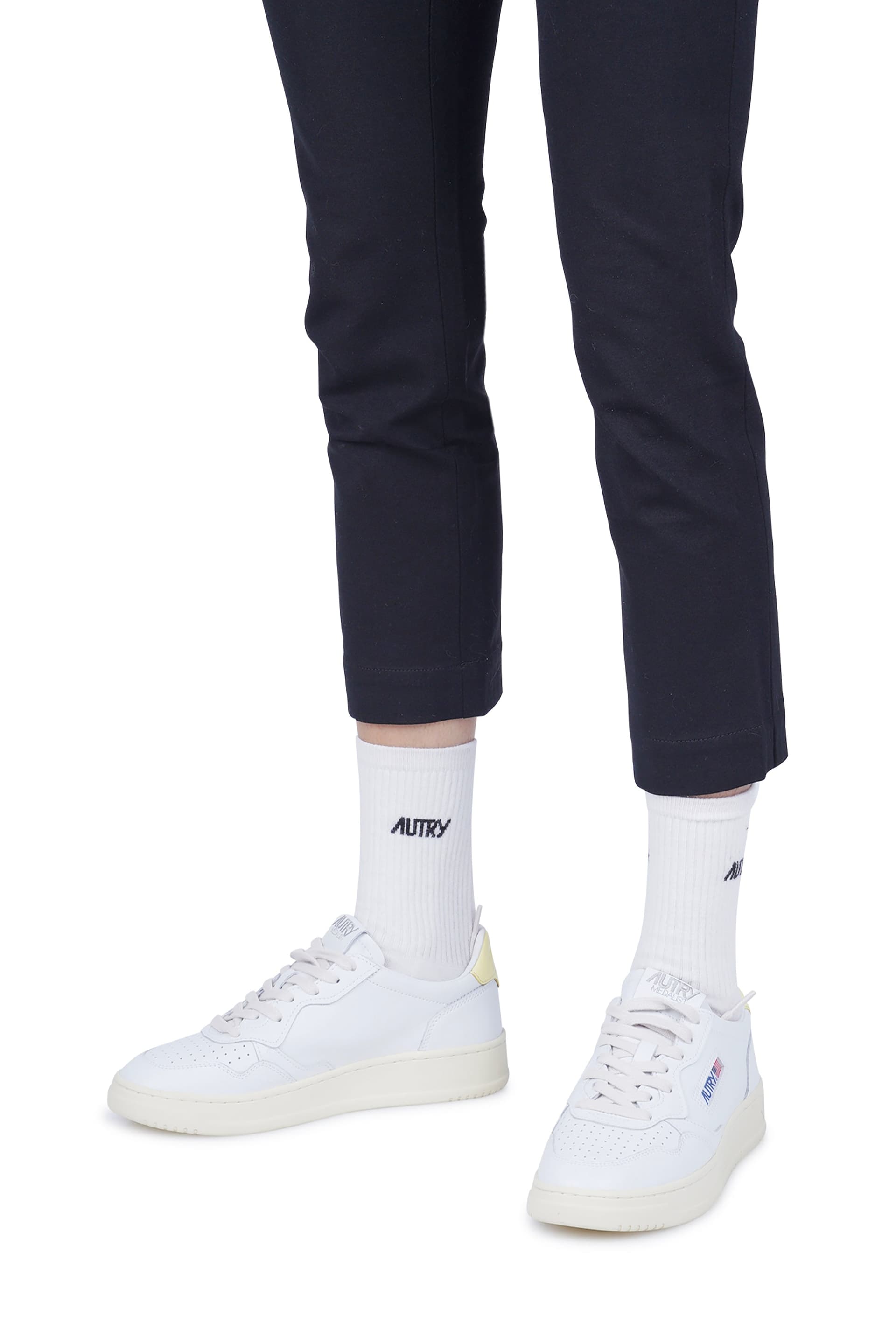AUTRY Autry - Sneakers - 470514 - Bianco/Giallo da donna in Sneaker casual Drestige - Casamassima, commercioVirtuoso.it