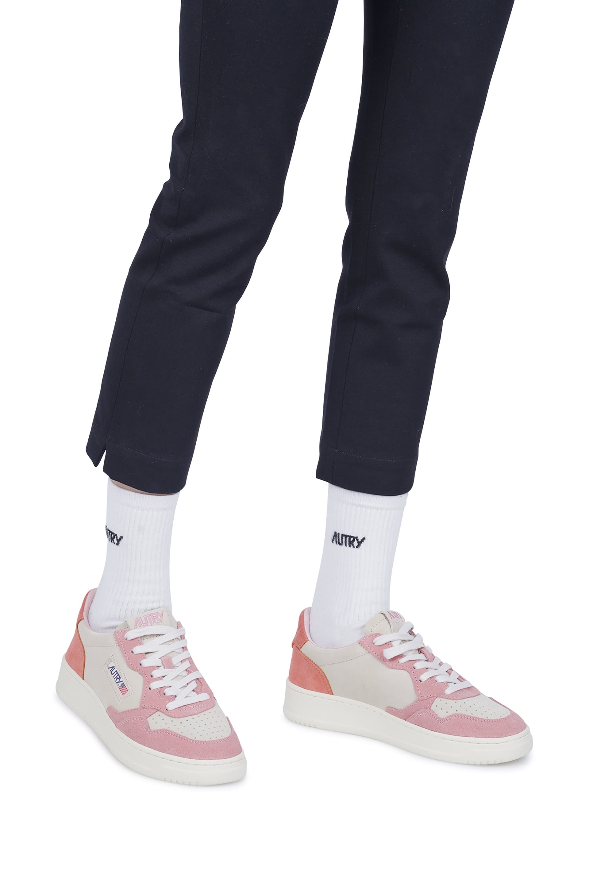 AUTRY Autry - Sneakers - 470526 - Beige/Rosa da donna in Sneaker casual Drestige - Casamassima, commercioVirtuoso.it