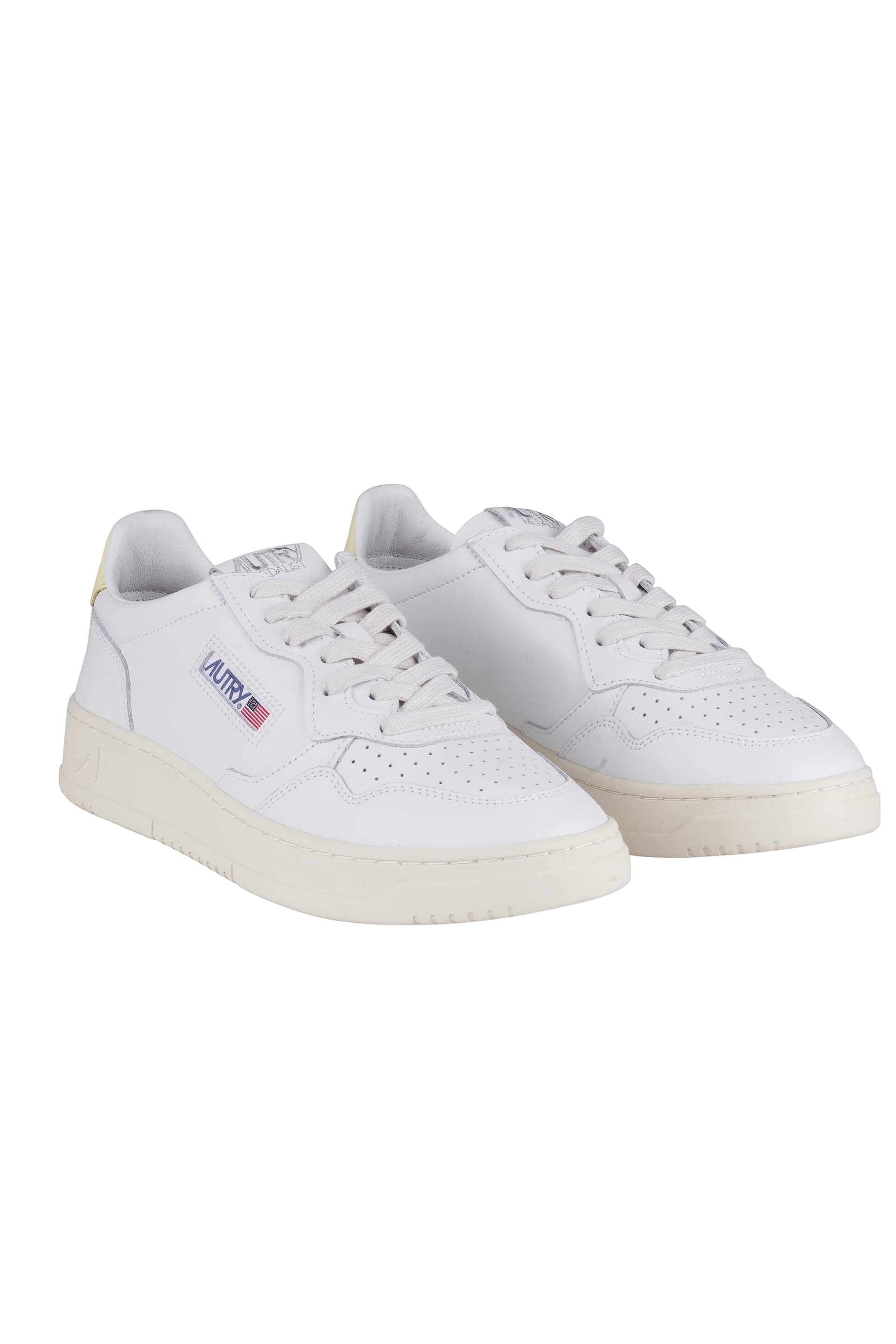AUTRY Autry - Sneakers - 470514 - Bianco/Giallo da donna in Sneaker casual Drestige - Casamassima, commercioVirtuoso.it