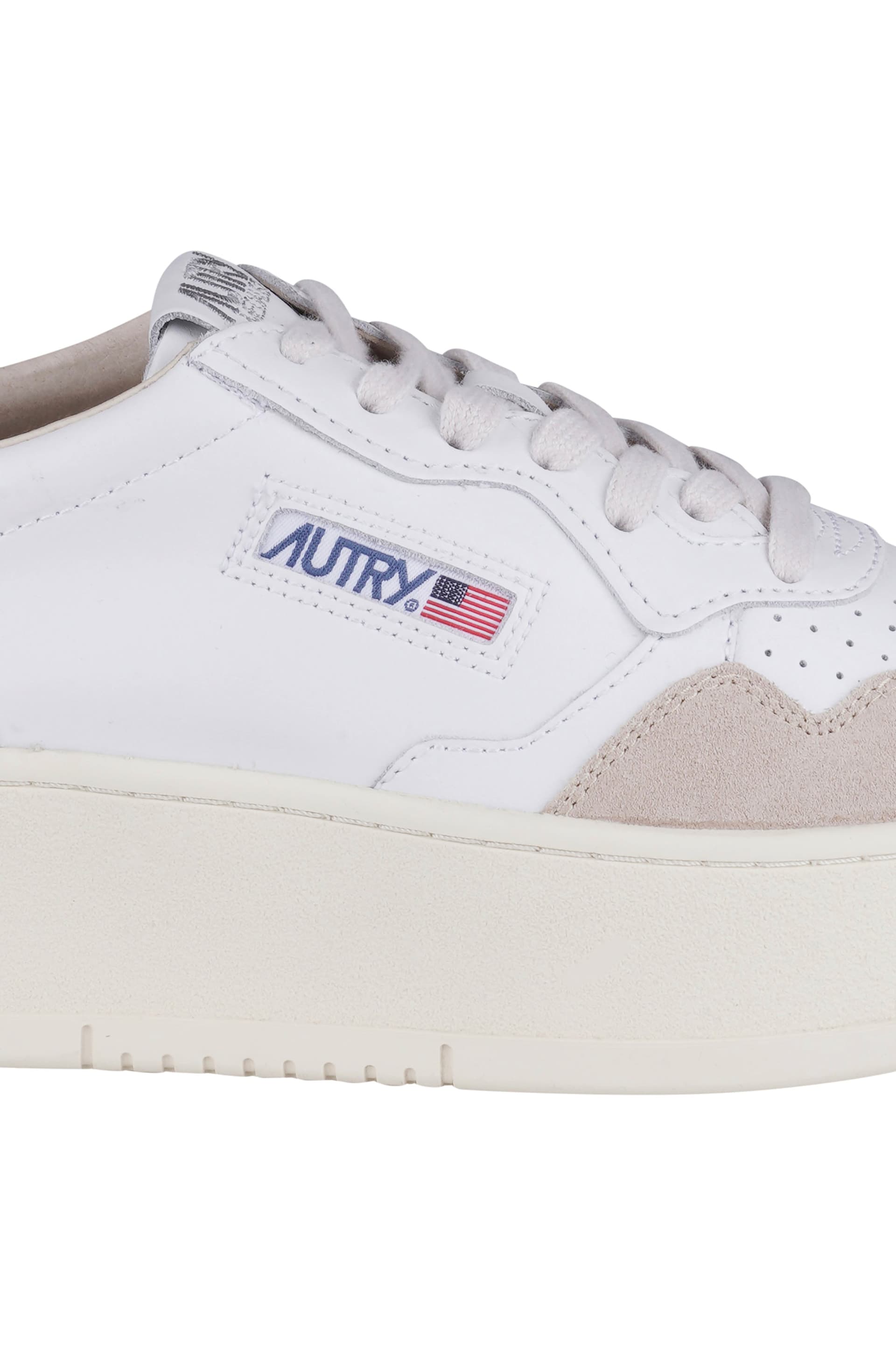 AUTRY Autry - Sneakers - 470537 - Beige/Argento da donna in Sneaker casual Drestige - Casamassima, commercioVirtuoso.it
