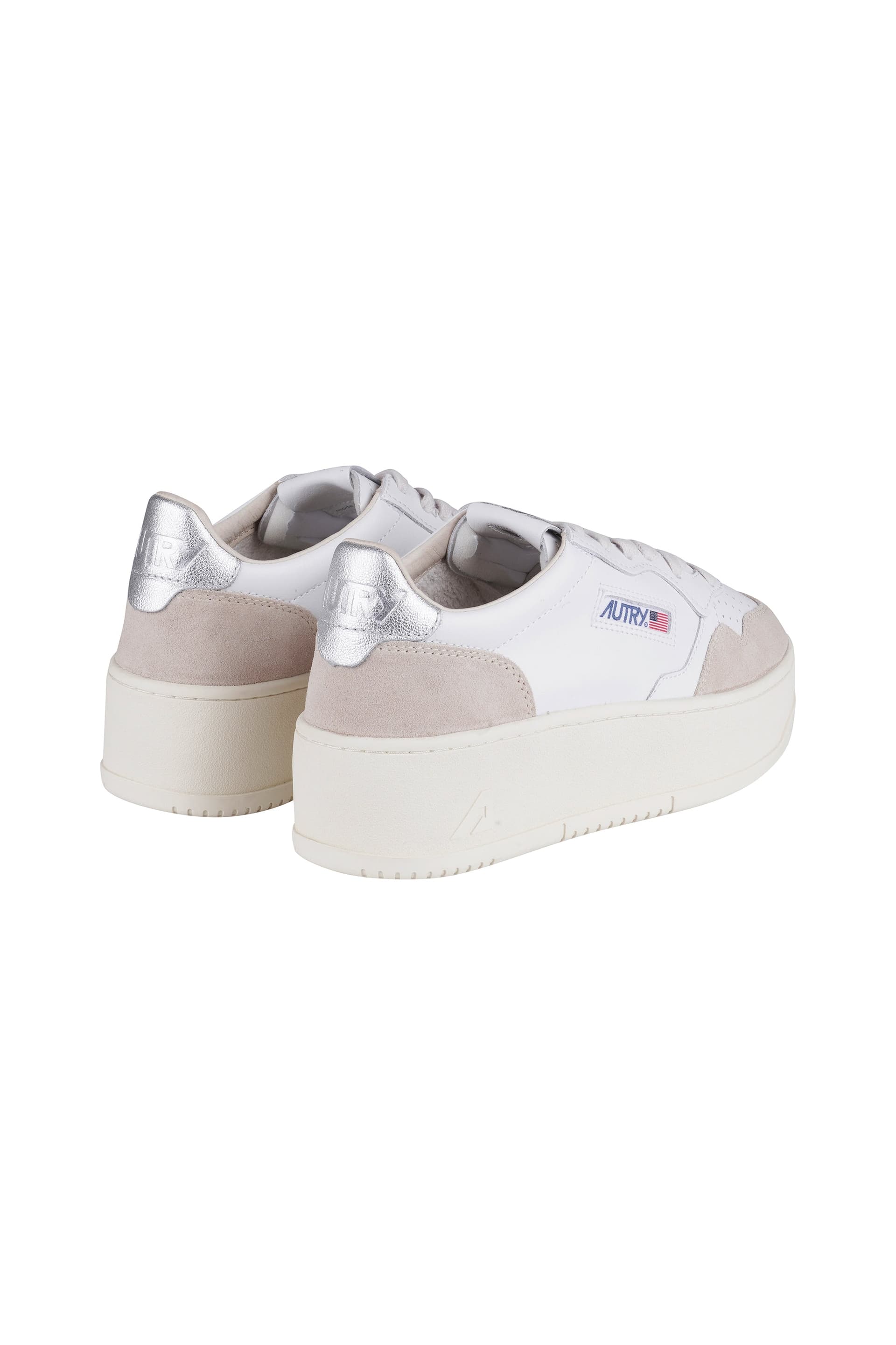 AUTRY Autry - Sneakers - 470537 - Beige/Argento da donna in Sneaker casual Drestige - Casamassima, commercioVirtuoso.it