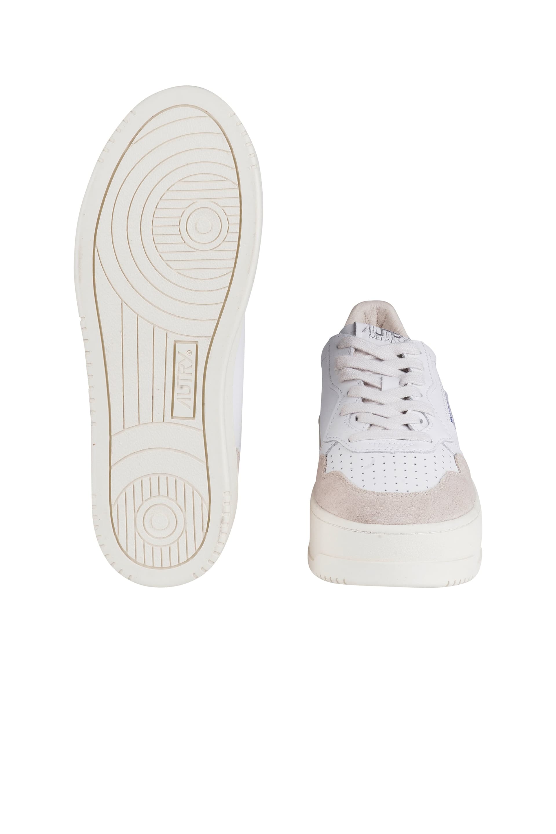 AUTRY Autry - Sneakers - 470537 - Beige/Argento da donna in Sneaker casual Drestige - Casamassima, commercioVirtuoso.it