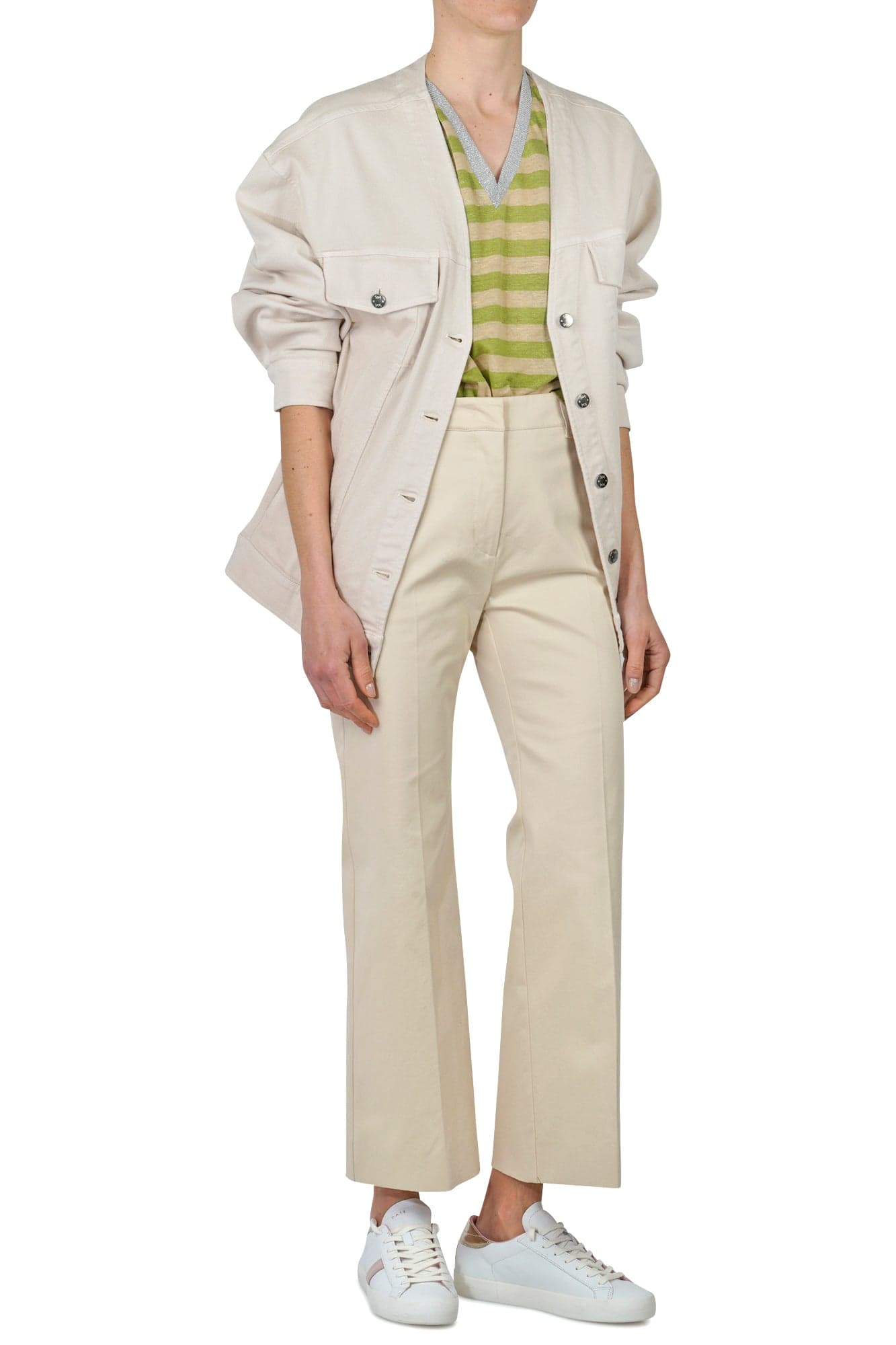 WEEKEND MAXMARA Weekend MaxMara - Pantalone - 450460 - Burro da donna in Pantaloni Drestige - Casamassima, commercioVirtuoso.it