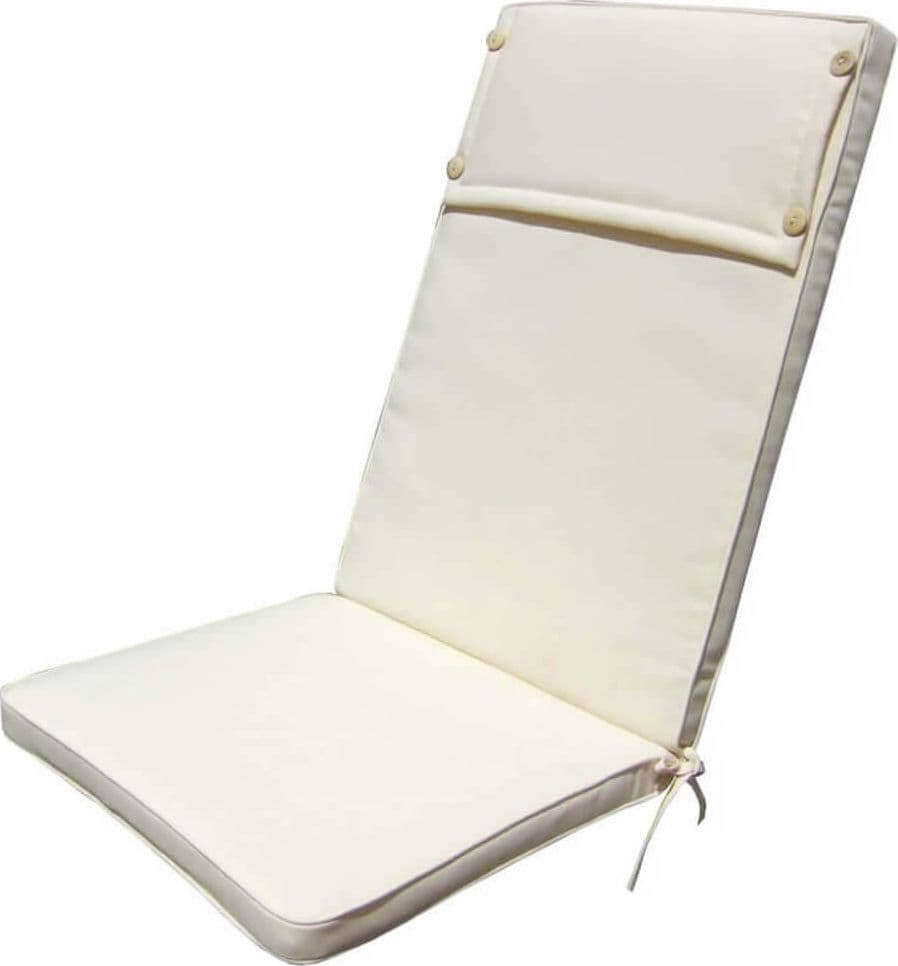 cuscino alto con doppia cucitura idrorepellente Ecrù in Cuscini per divani Milani Home - Dueville, commercioVirtuoso.it