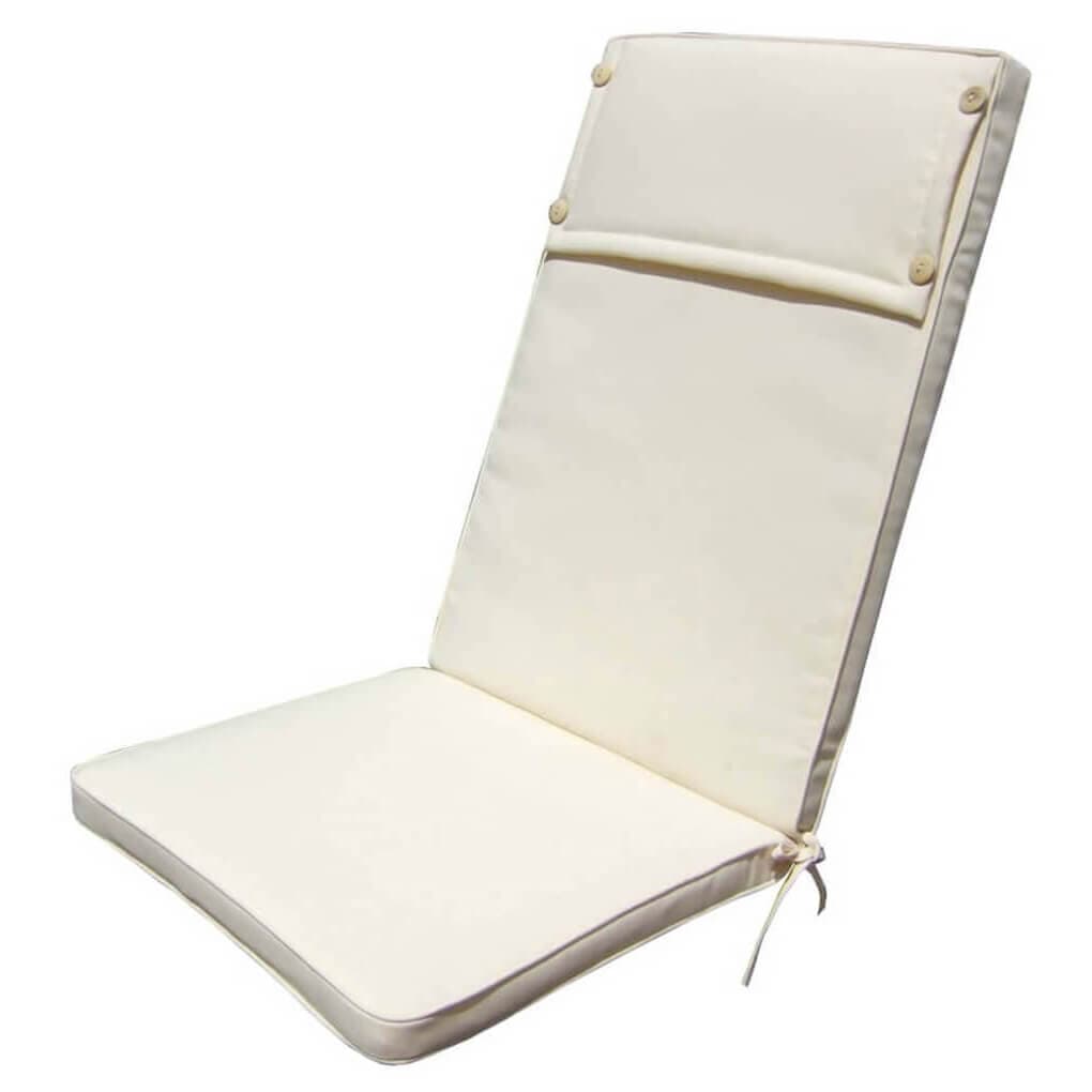 cuscino alto con doppia cucitura idrorepellente Ecrù in Cuscini per divani Milani Home - Dueville, commercioVirtuoso.it