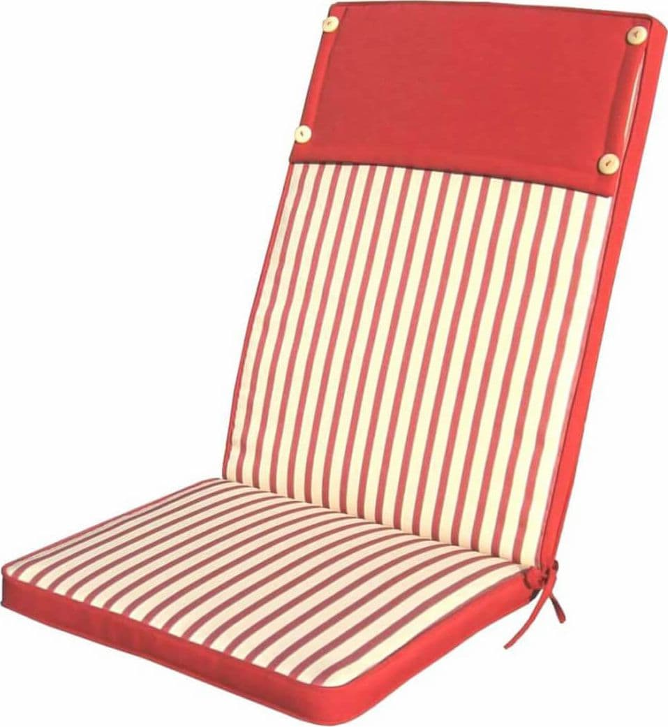 cuscino alto con doppia cucitura idrorepellente Rosso in Cuscini per divani Milani Home - Dueville, commercioVirtuoso.it