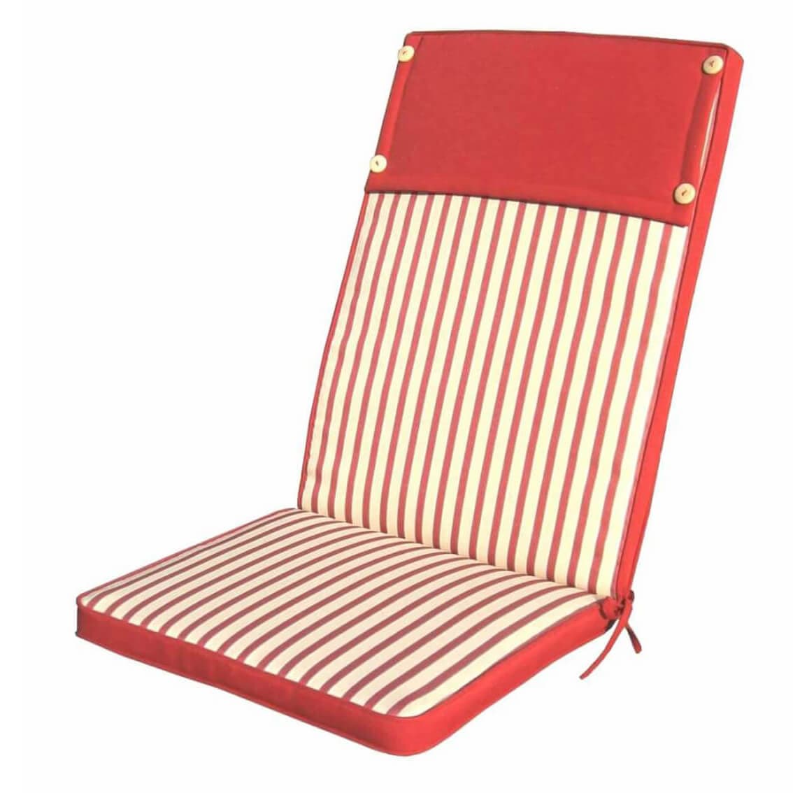 cuscino alto con doppia cucitura idrorepellente Rosso in Cuscini per divani Milani Home - Dueville, commercioVirtuoso.it