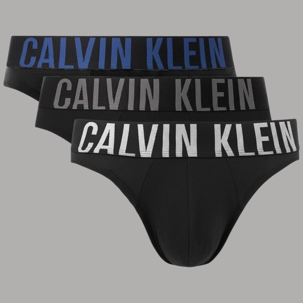 Calvin Klein pack 3 slip neri 000NB3607A-ZDM in Slip Prodotti di Classe - Nocera Superiore, commercioVirtuoso.it