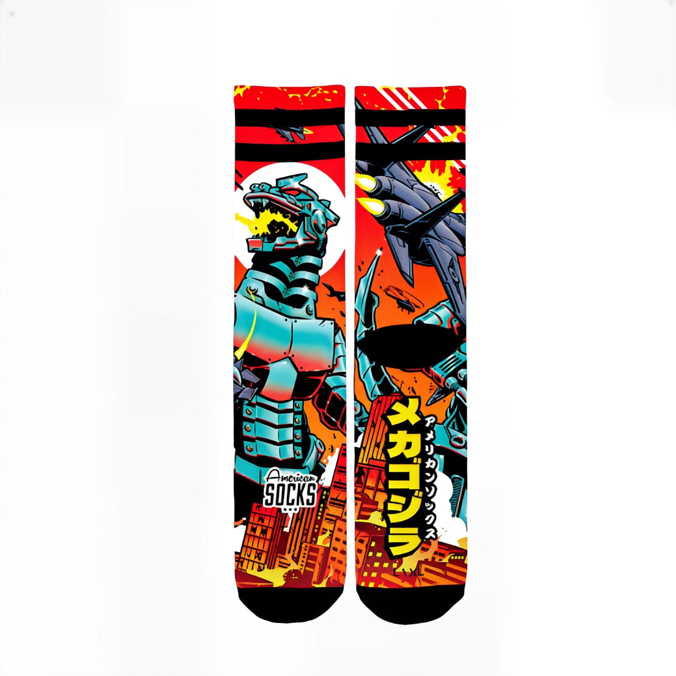 Calze American Socks Mechagodzilla  Multicolor in Ginevra Glad Store - Genova, commercioVirtuoso.it