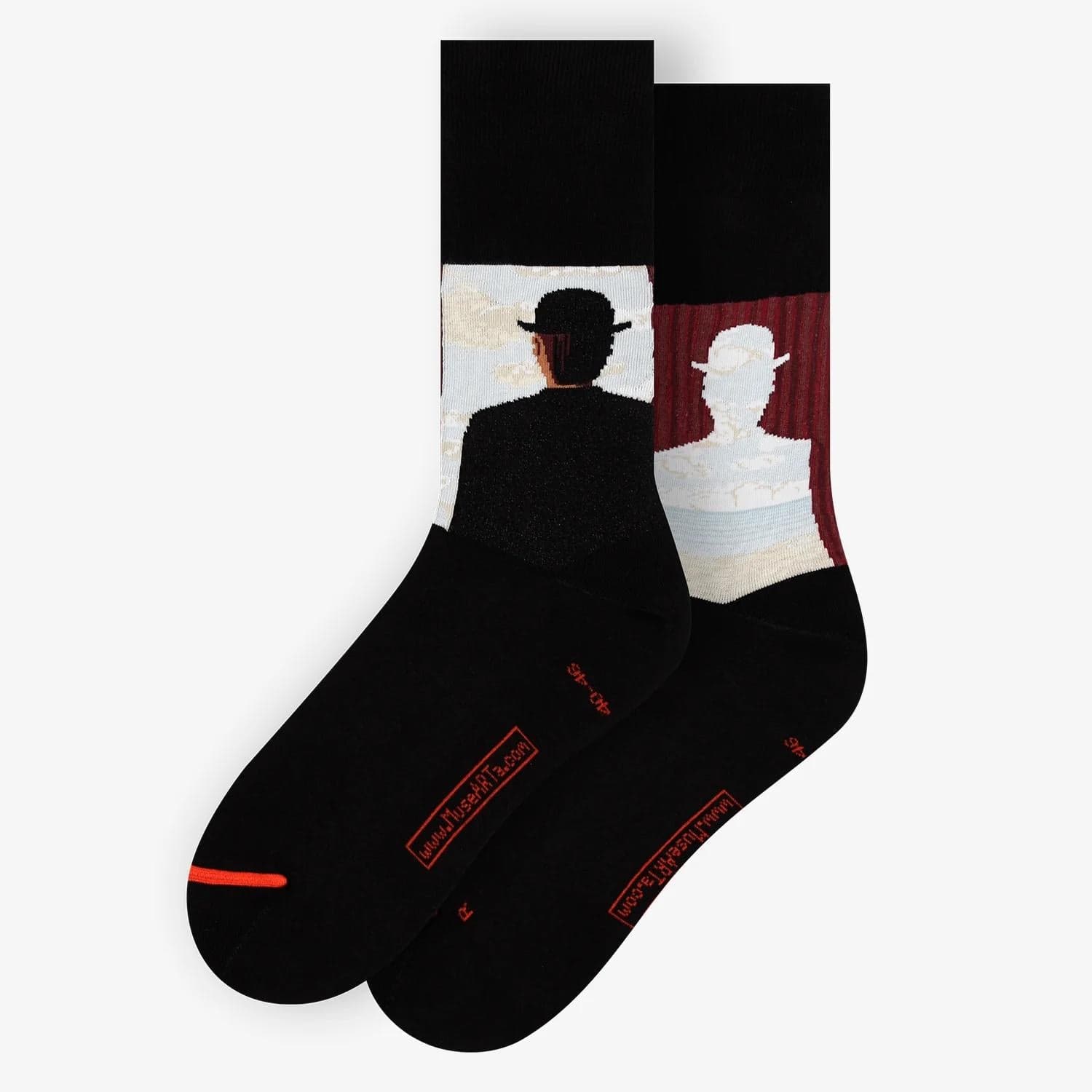Calze Art Sox Decalcomania Black - 2