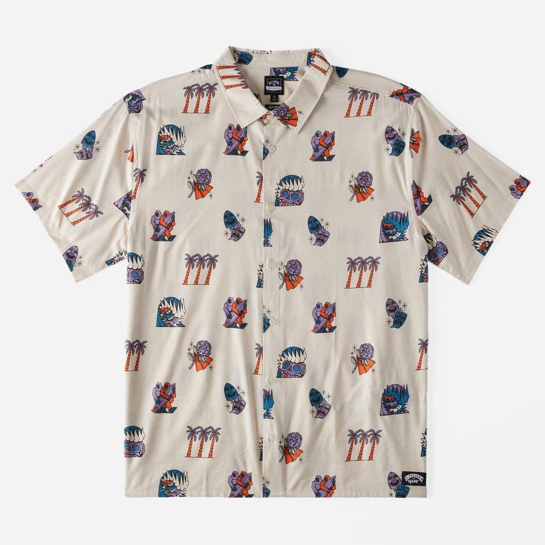 Camicia Billabong DJ Javier Turn The Tide beige
