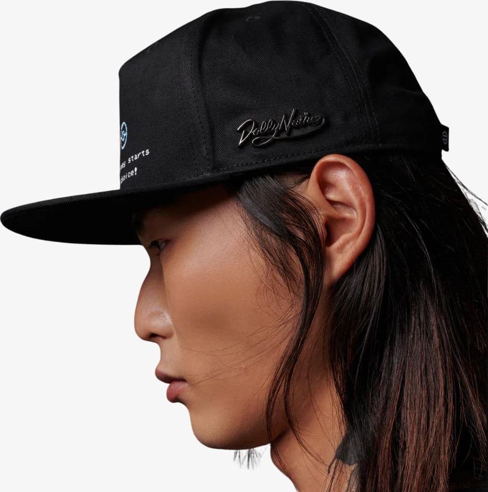 Cap Dolly Noire Starters Dad Hat Black in Ginevra Glad Store - Genova, commercioVirtuoso.it