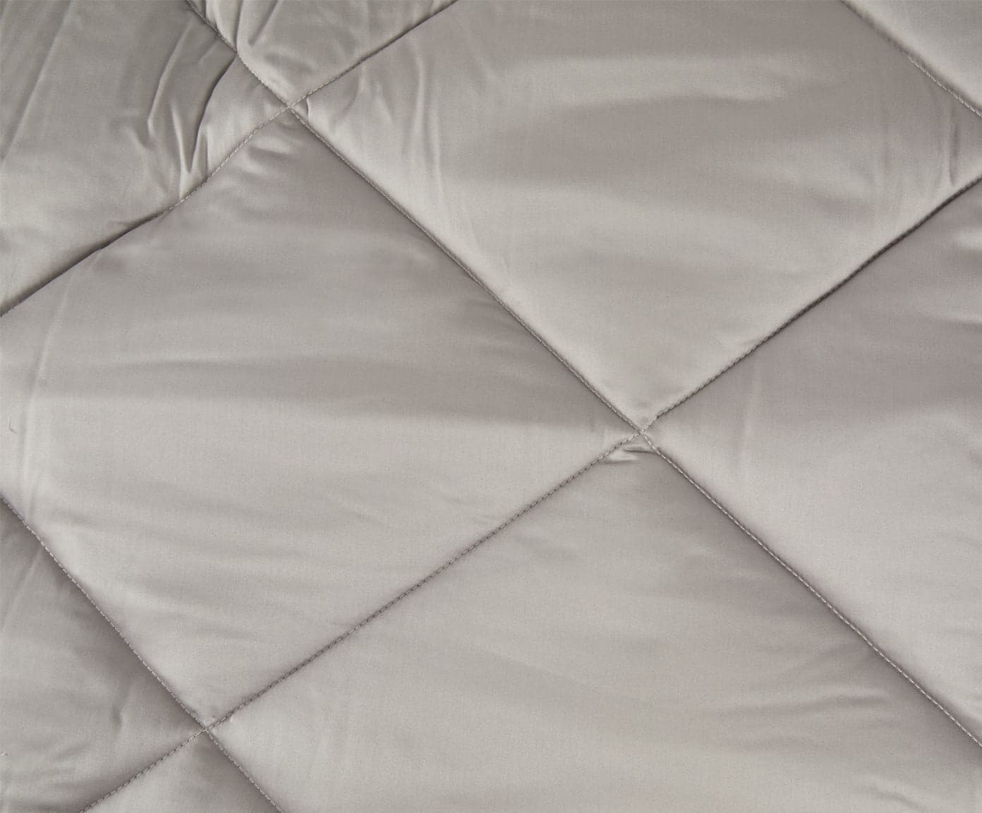 Trapunta matrimoniale Invernale bifaccia-double face in raso di puro cotone Made in Italy Beige/Grigio Fumo - Vanita di raso