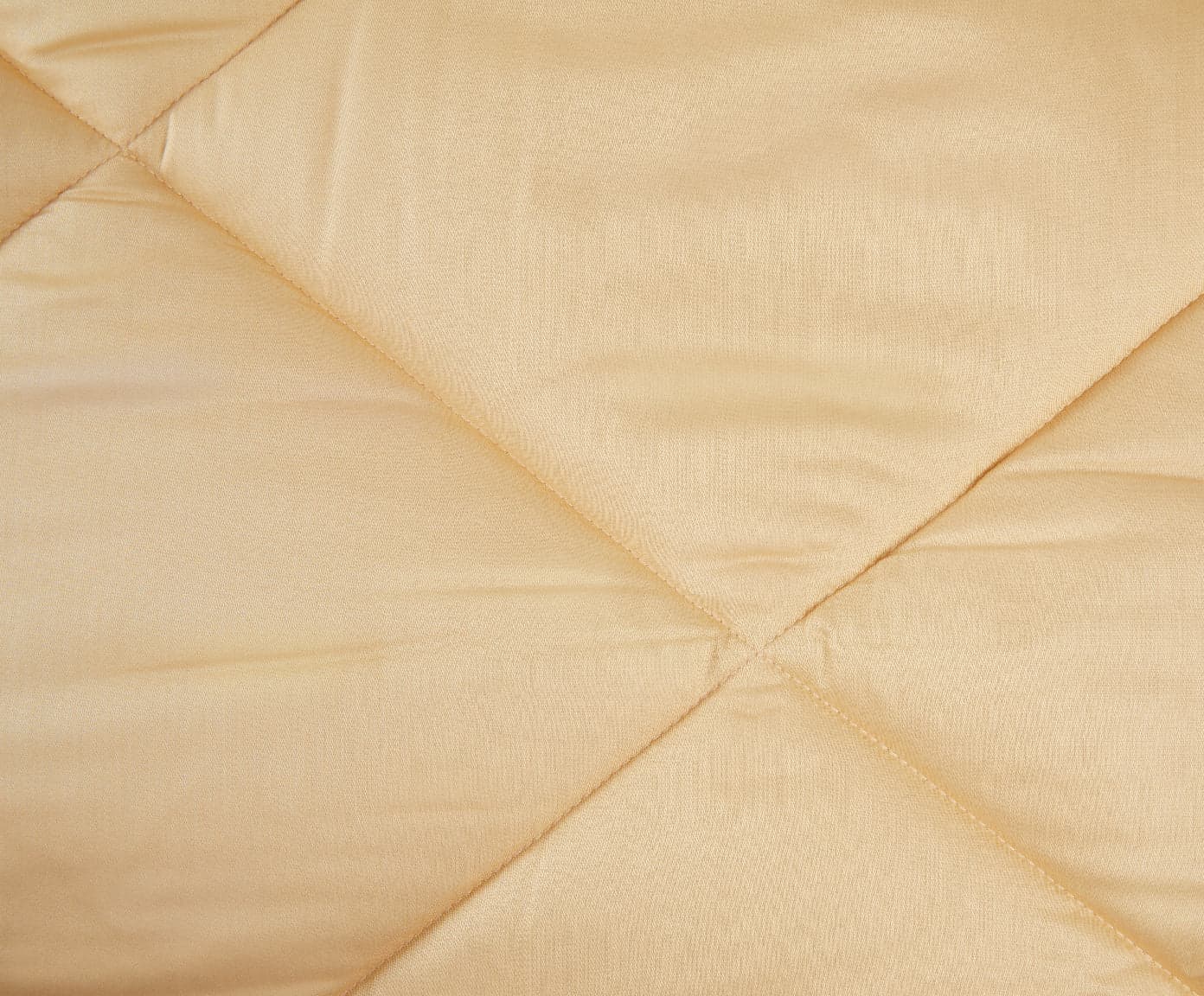 Trapunta matrimoniale Invernale bifaccia-double face in raso di puro cotone Made in Italy Beige/Grano - Vanita di raso