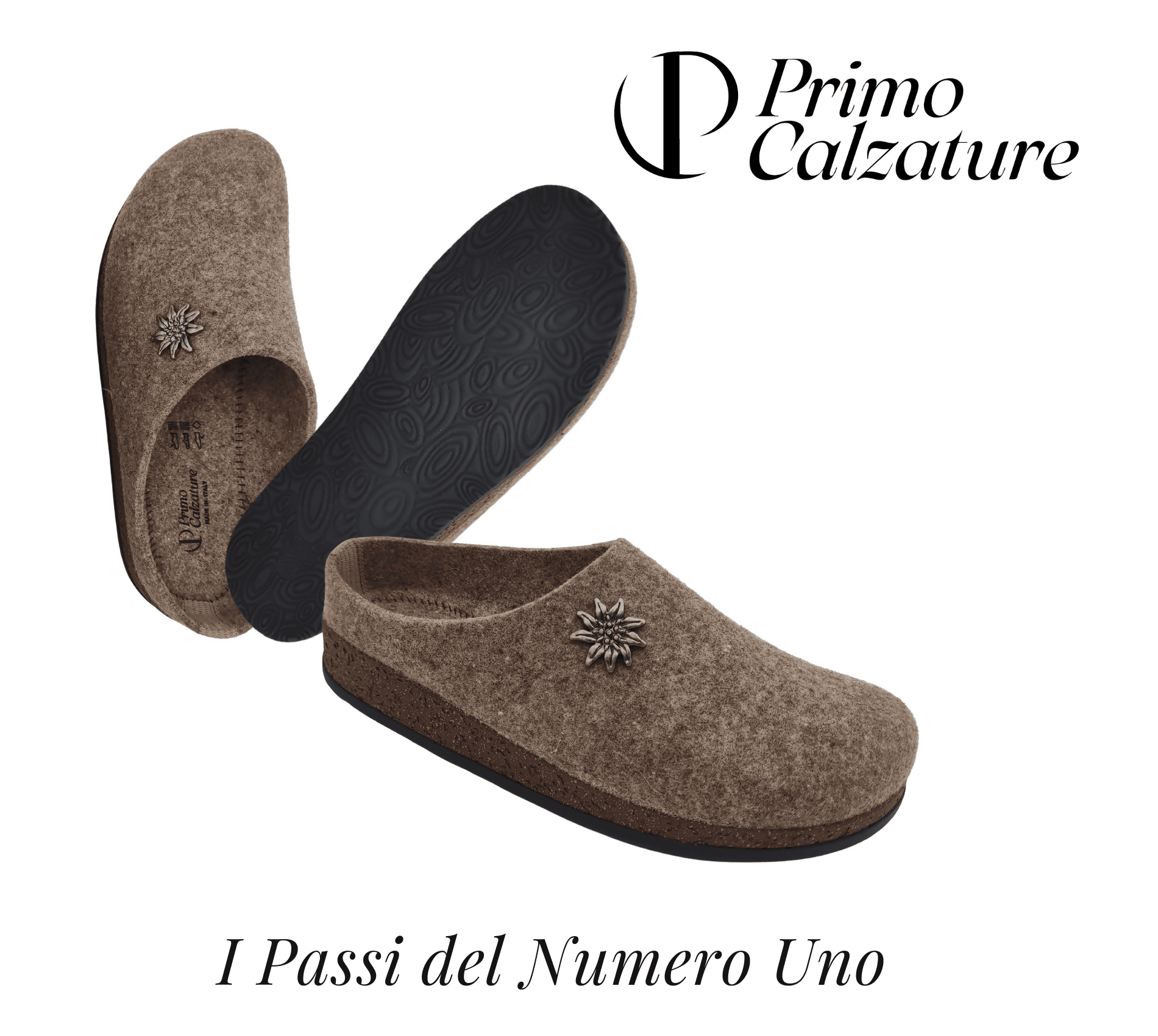 Primo Calzature Ottime Ciabatte Uomo Invernali, Pantofole Tirolesi in Lana per Casa 100% Made in Italy in Pantofole Primo Calzature - Venezia, commercioVirtuoso.it
