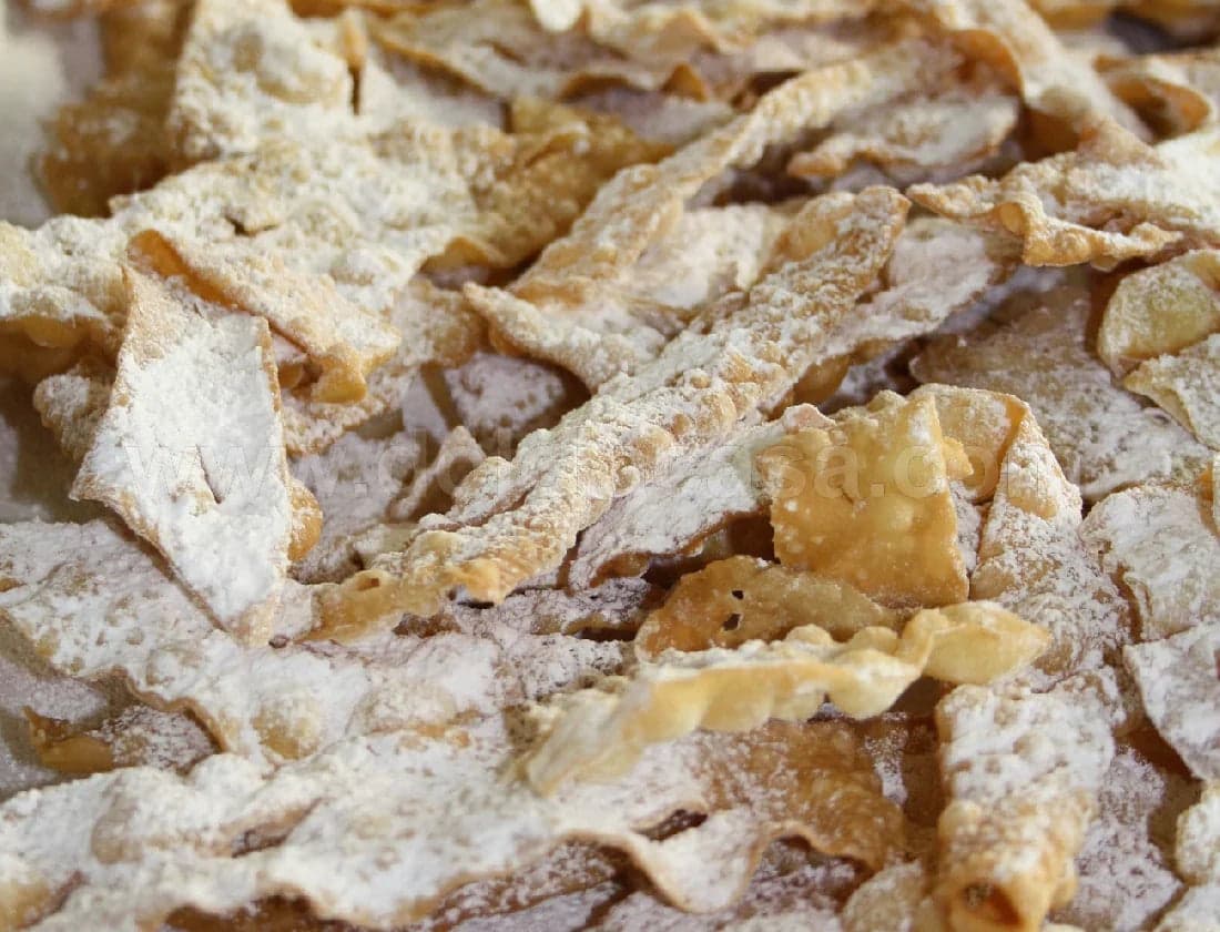 Chiacchiere di Carnevale  Messinesi - Frappe 250/500gr. in Al burro La Truscia Tipico Siciliano - Messina, commercioVirtuoso.it