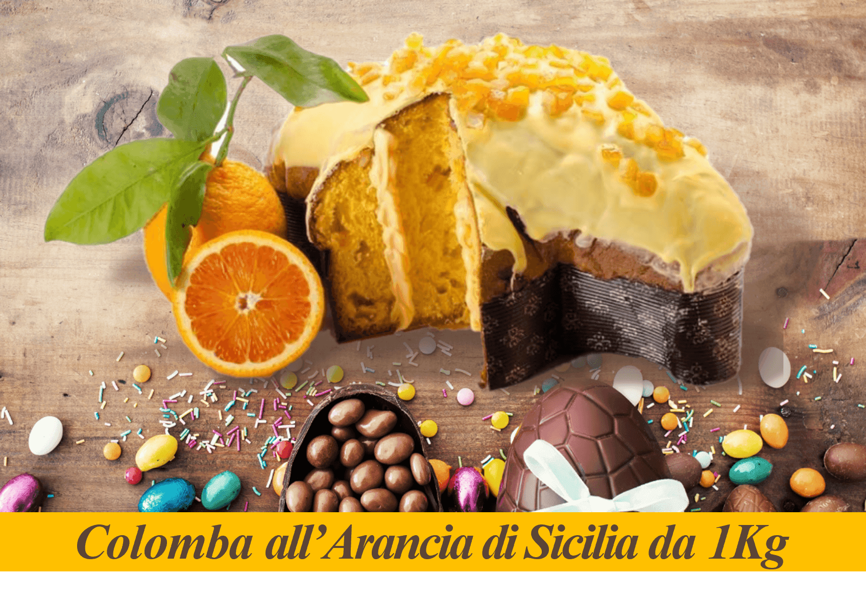Colomba Artigianale con Crema di Arancia Di Sicilia in Panettoni La Truscia Tipico Siciliano - Messina, commercioVirtuoso.it