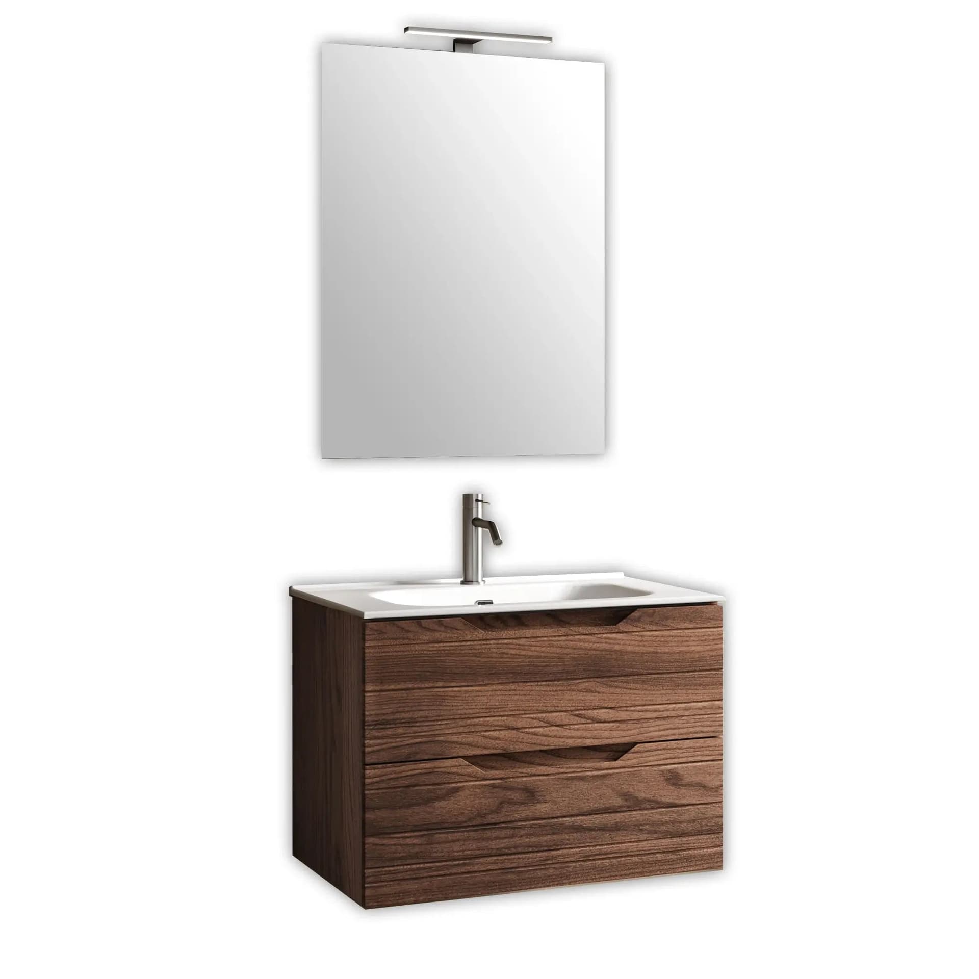 Composizione Bagno Sospesa 60cm - Solmira in Mobiletti con lavabo Shopbagno.it - Roma, commercioVirtuoso.it