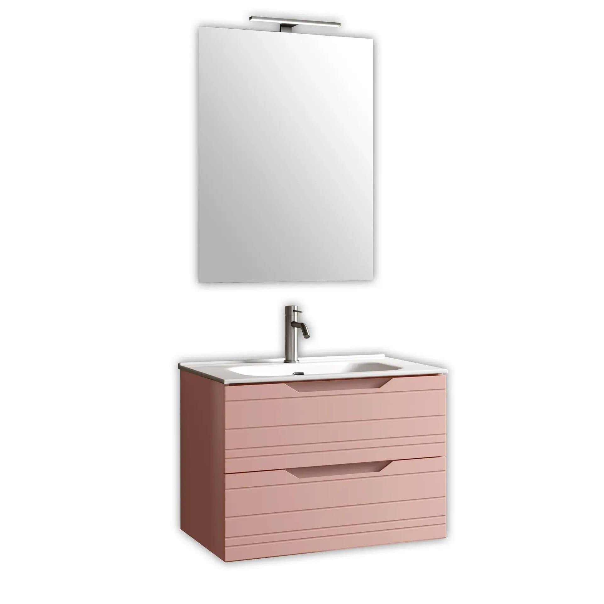 Composizione Bagno Sospesa 80cm - Solmira in Mobiletti con lavabo Shopbagno.it - Roma, commercioVirtuoso.it