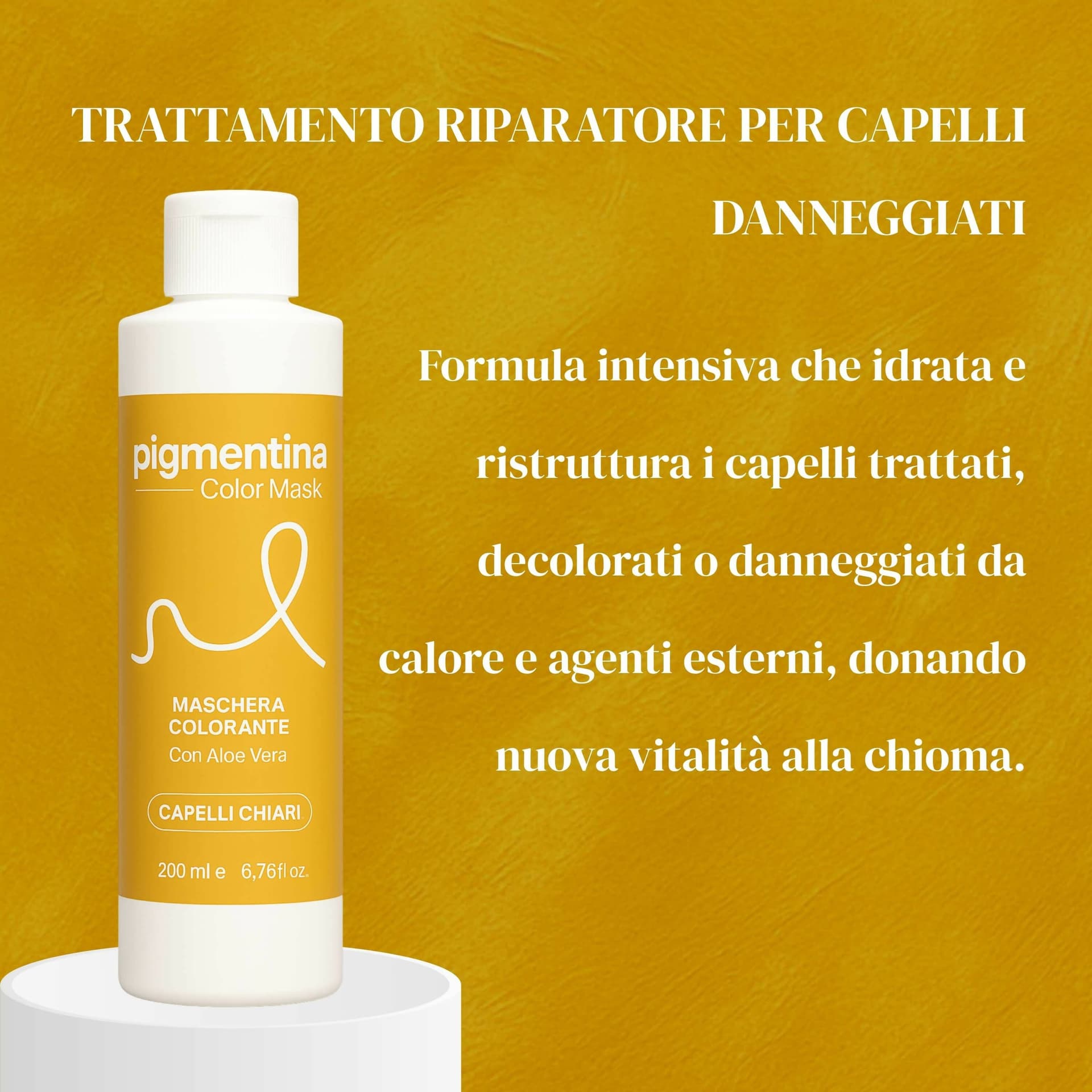 Pigmentina Maschera Riparatrice per Capelli Danneggiati 200ml | Trattamento Intensivo con Cheratina e Proteine per Riparazione Profonda e Colorazione Naturale in Maschere per capelli BasketGuru Italia - Palermo, commercioVirtuoso.it