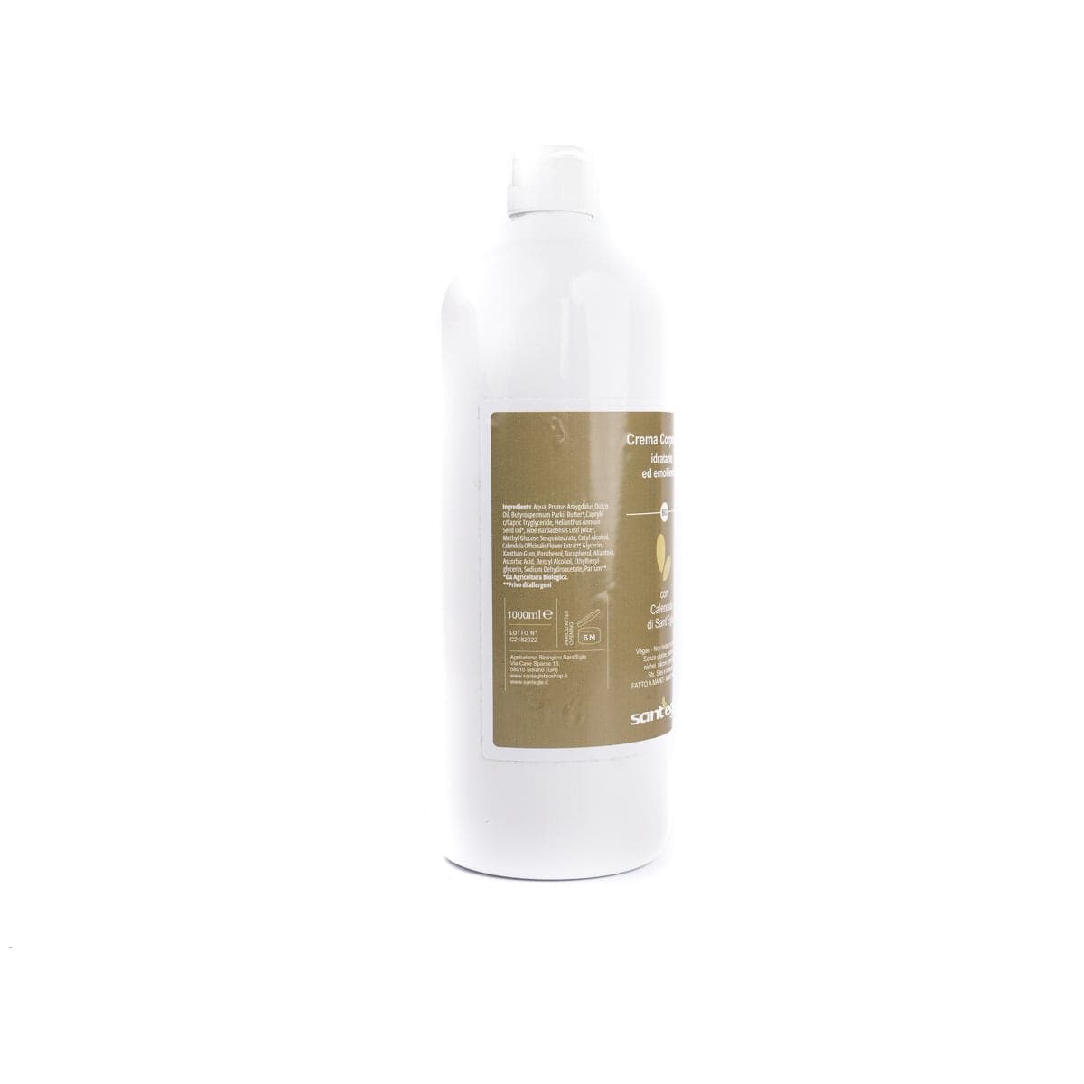 Crema idratante corpo biologica, 1lt in Lozioni e balsami per il corpo Sant’Egle Shop Biologico - Sorano, commercioVirtuoso.it