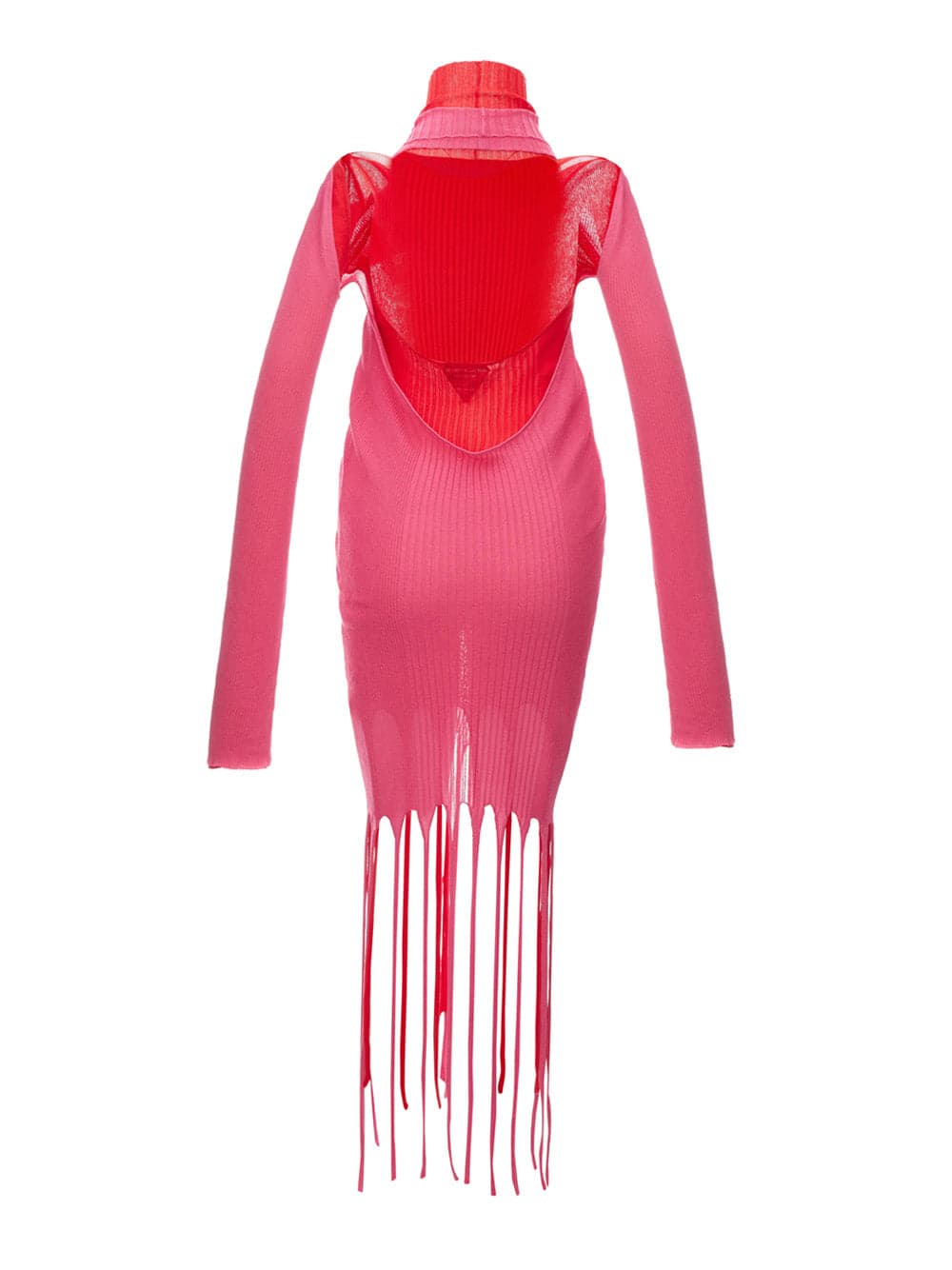 Bottega Veneta Abito Lungo in Maglia Stretch con Frange da donna in Sera e Cerimonia Drestige - Casamassima, commercioVirtuoso.it