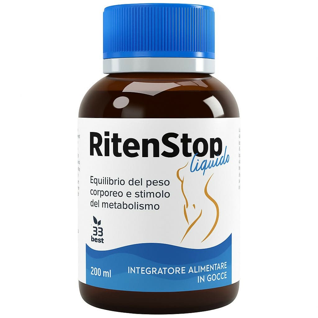 Ritenstop Integratore Per Dimagrire Brucia Grassi Drenaggio Liquidi Corporei 200ml Diuretico Drenante Forte Finachi