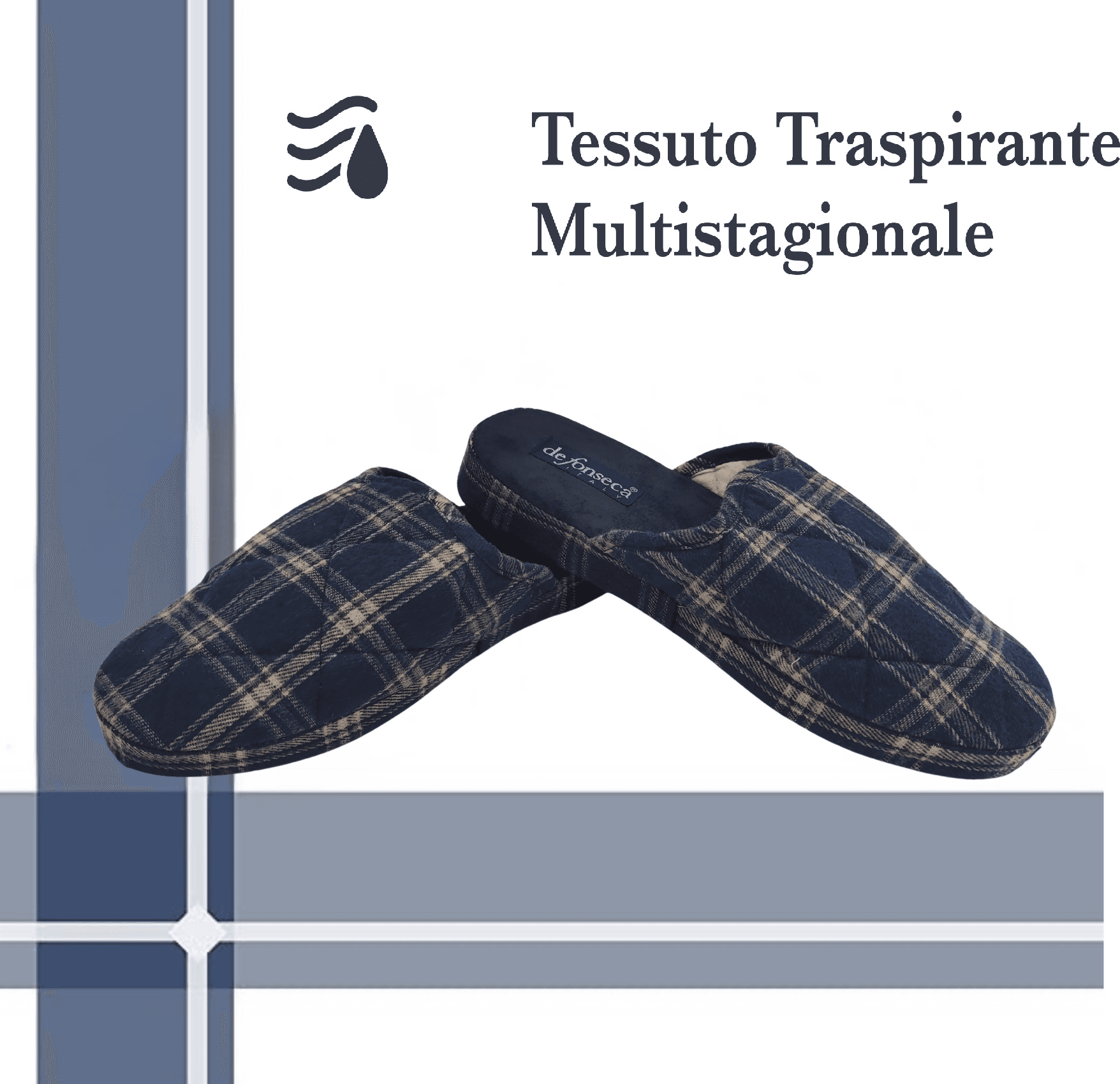 DeFonseca Ciabatte Uomo alla Milanese, Pantofole Invernali Chiuse da Casa, Lavabile e per Ospiti in Pantofole Primo Calzature - Venezia, commercioVirtuoso.it