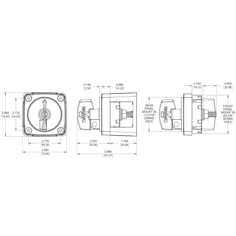 Deviatore 0-1-2-Both in Interruttori batteria Ebricowill - Palermo, commercioVirtuoso.it