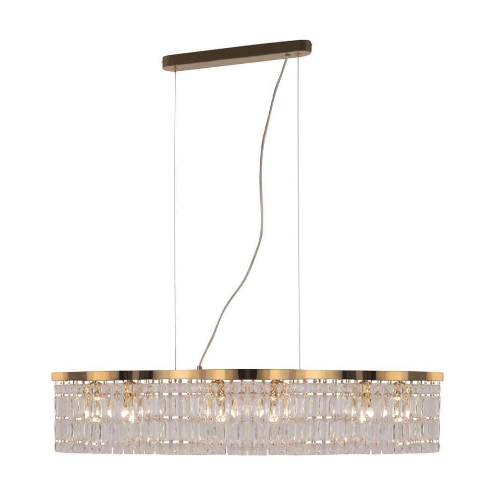 Lampadario Contemporaneo Dune Metallo Oro 6 Luci in Lampade a sospensione LuceArt - Montecorvino Pugliano, commercioVirtuoso.it
