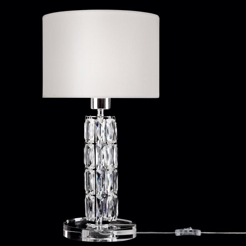 Lampade Da Scrivania Contemporanea Talento Metallo Cromo Diffusore Pvc Vetro in Lampade da lavoro LuceArt - Montecorvino Pugliano, commercioVirtuoso.it