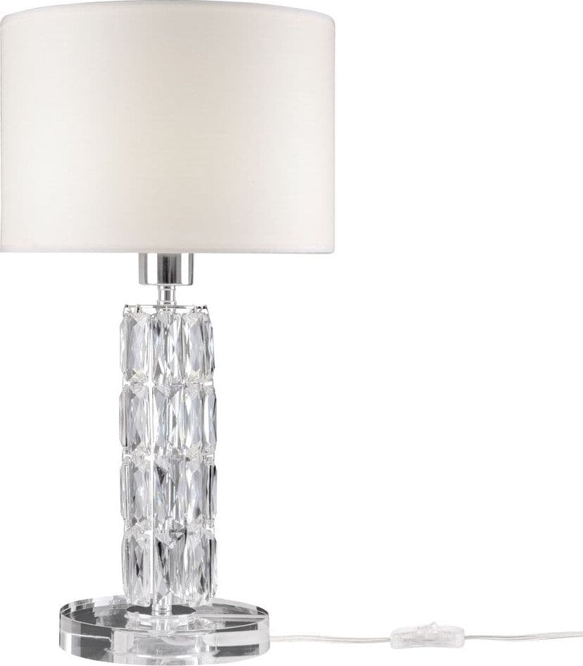 Lampade Da Scrivania Contemporanea Talento Metallo Cromo Diffusore Pvc Vetro in Lampade da lavoro LuceArt - Montecorvino Pugliano, commercioVirtuoso.it