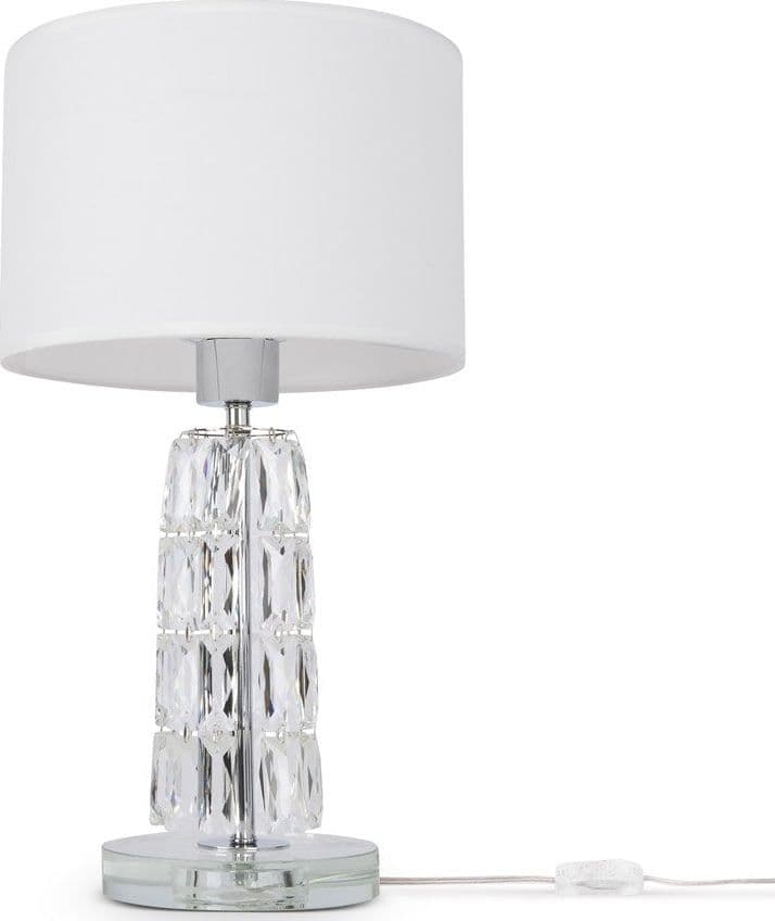 Lampade Da Scrivania Contemporanea Talento Metallo Cromo Diffusore Pvc Vetro in Lampade da lavoro LuceArt - Montecorvino Pugliano, commercioVirtuoso.it