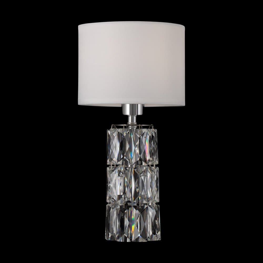 Applique Contemporanea Talento Metallo Cromo 1 Luce Diffusore Pvc Vetro Bianco in Applique LuceArt - Montecorvino Pugliano, commercioVirtuoso.it