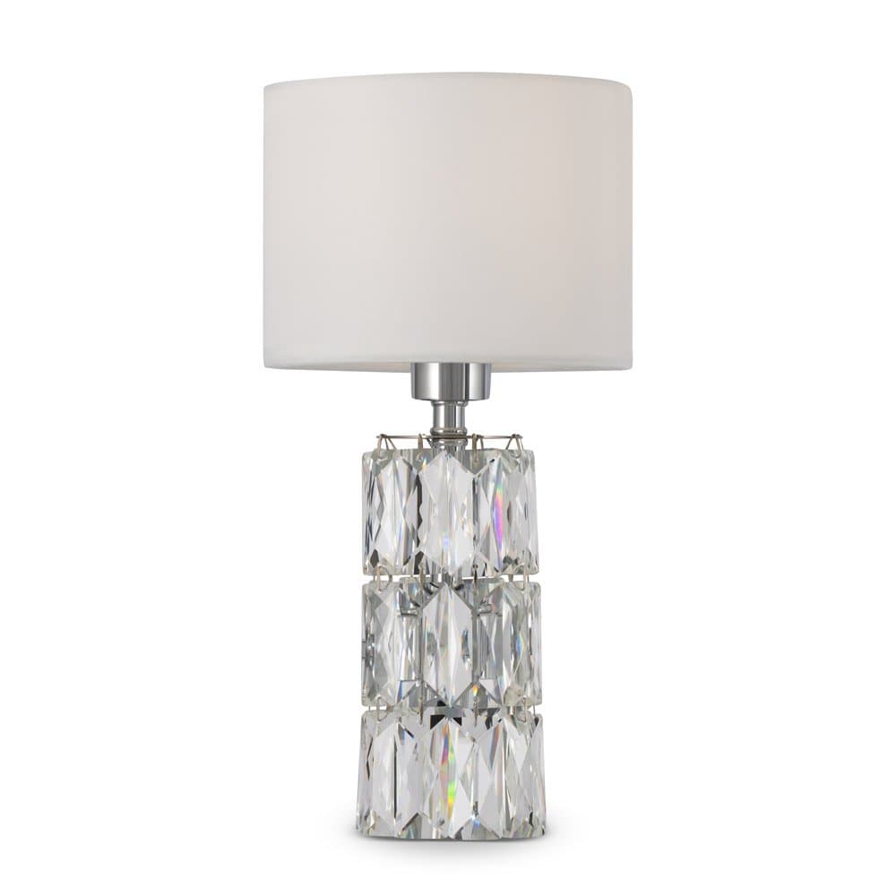 Applique Contemporanea Talento Metallo Cromo 1 Luce Diffusore Pvc Vetro Bianco in Applique LuceArt - Montecorvino Pugliano, commercioVirtuoso.it