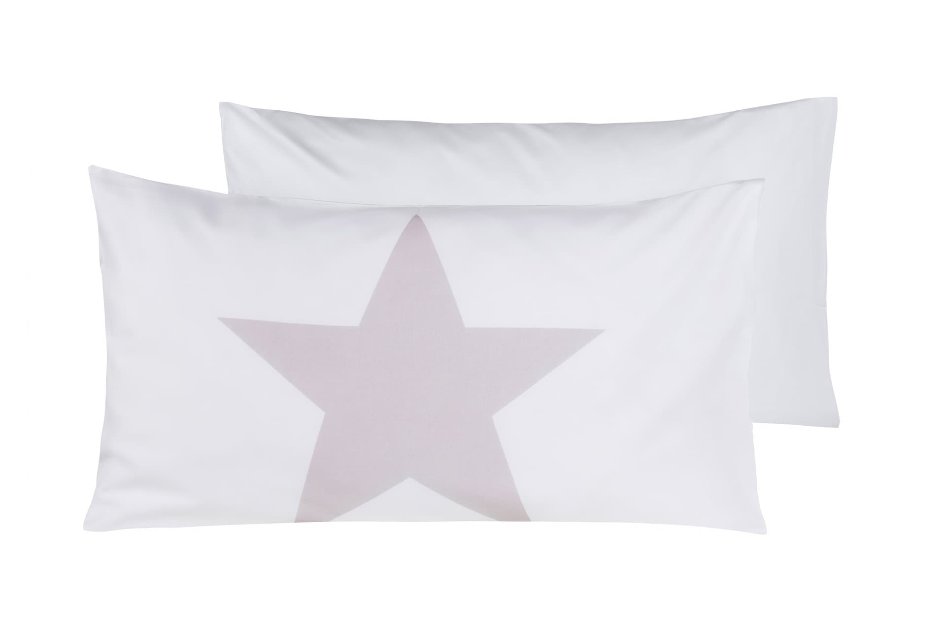 Set copripiumino federe letto 100% cotone stampa digitale STELLA ROSA/BIANCO in Set copripiumini e federe Vanita di raso - Sesto San Giovanni, commercioVirtuoso.it
