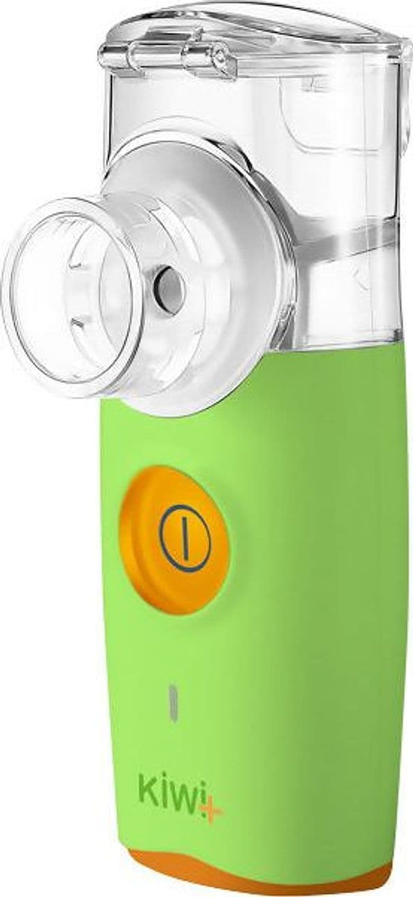 Kiwi plus dispositivo per aerosol ad ultrasuoni. è un dispositivo a mesh vibrante perfetto per bambini ed adulti