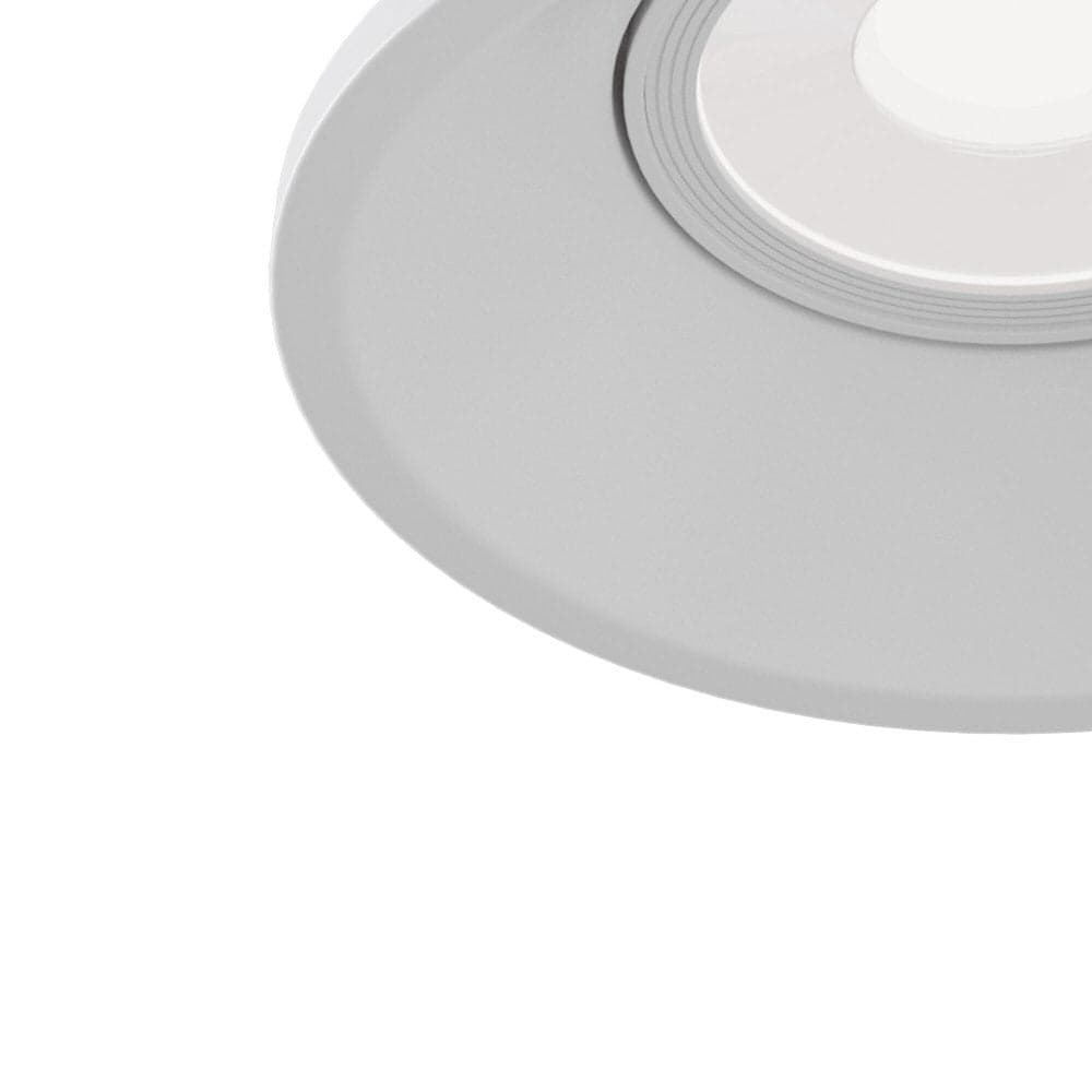 Faretto Da Incasso Moderno Dot Tondo Alluminio Bianco 1 Luce Diffusore Metallo in Faretti da soffitto LuceArt - Montecorvino Pugliano, commercioVirtuoso.it