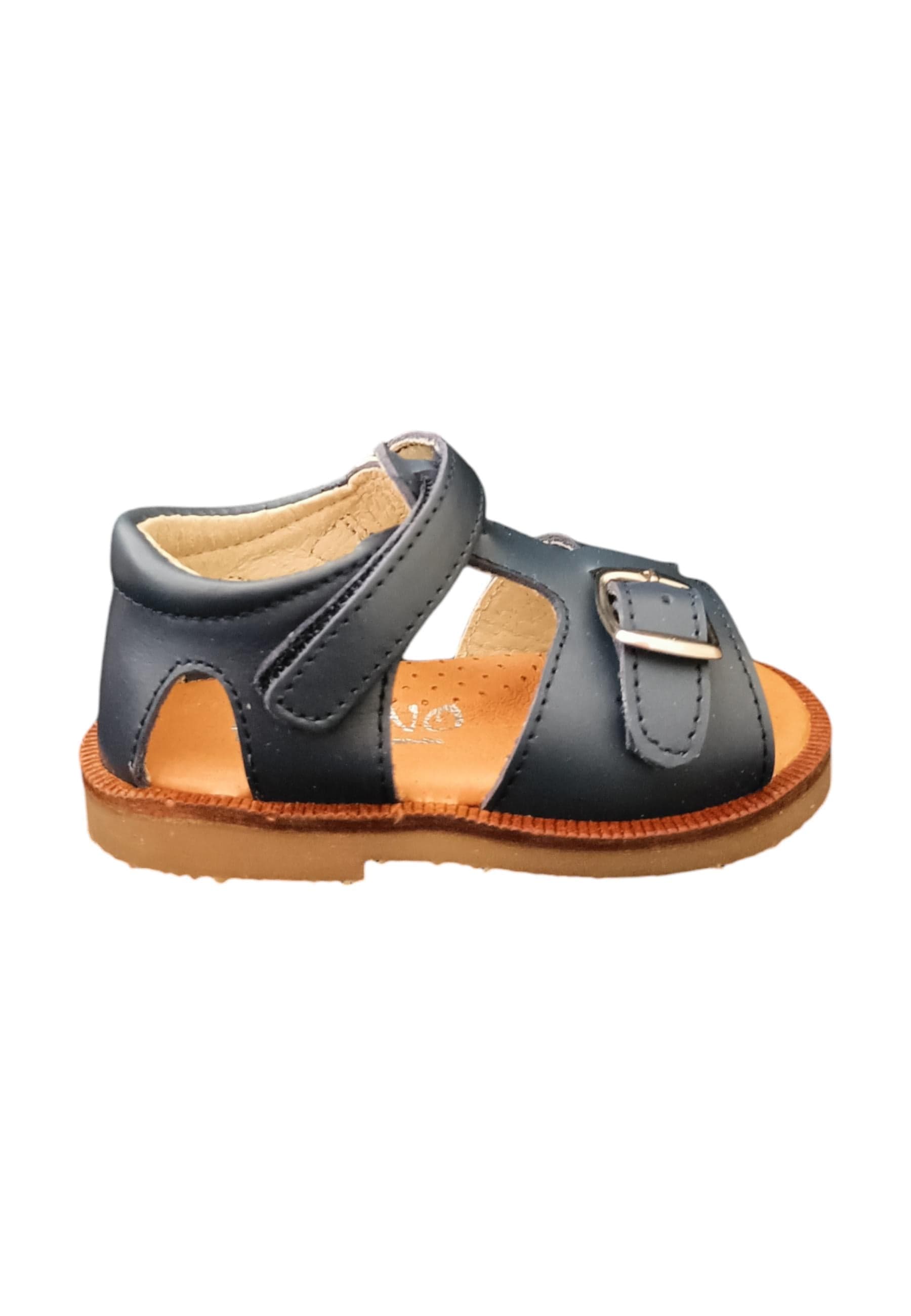 Scarpe sandalo tallonato Bambini panyno HORMA  blue velcro - 11