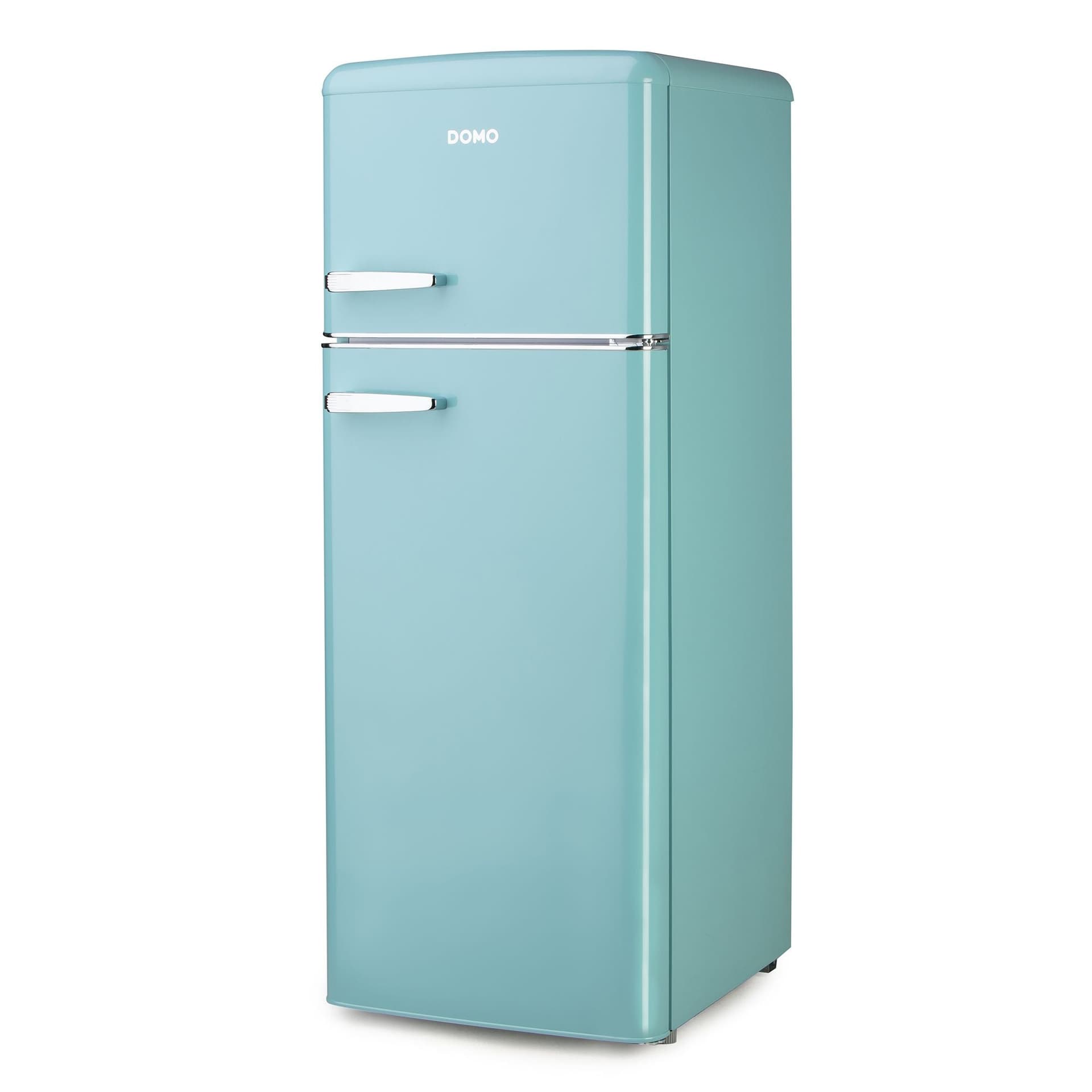DOMO Frigorifero Doppia Porta Retro' Vintage DO91705R Turchese 144 cm CL. D