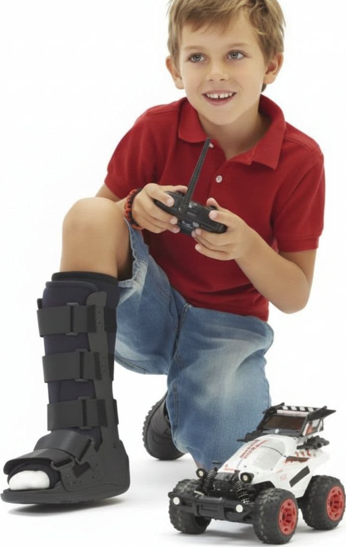 Gibaud ortho junior Walker Equalizer TG2 COD0629. Tutore per immobilizzazione tibio tarsica ad angolo retto.