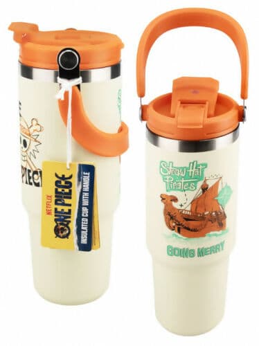 ONE PIECE NETFLIX - Jolly Roger - XL Insulated Cup 900ml with Handle in Storia Cartoleria Deja Vu - Crotone, commercioVirtuoso.it