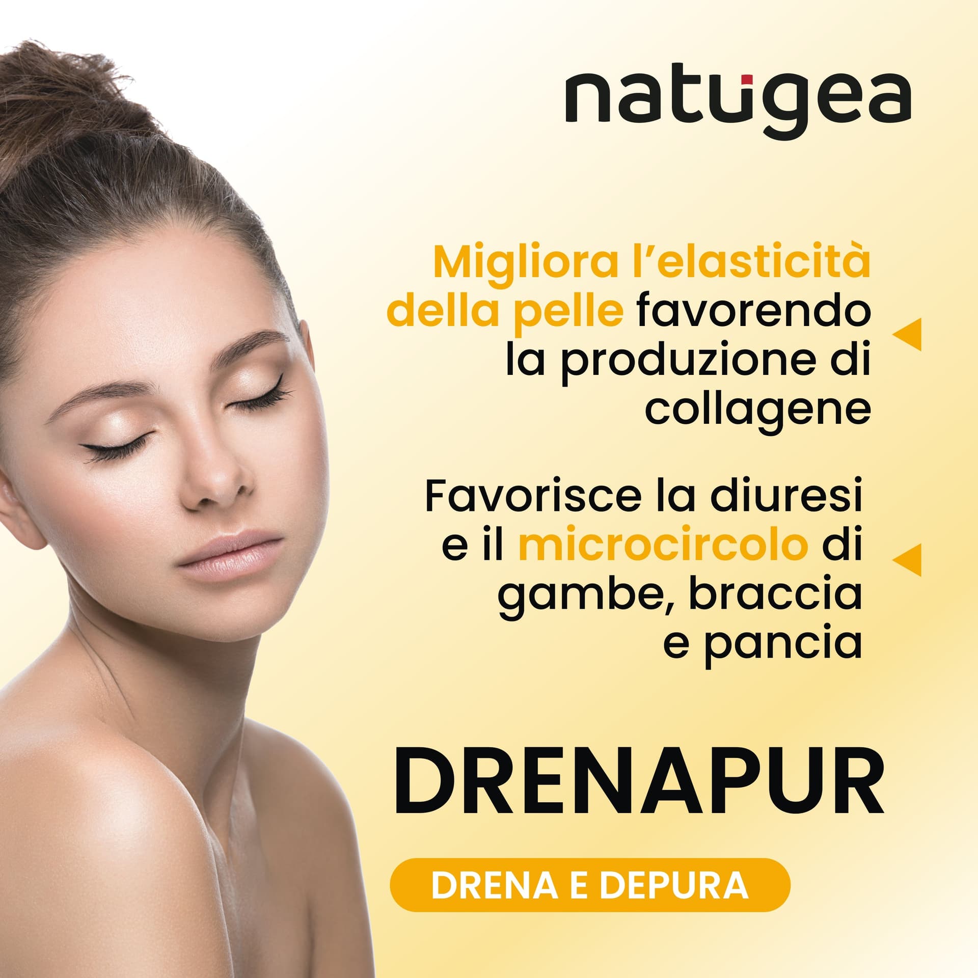 Drenante DRENAPUR® con 11 attivi in Diuretici Natugea - Pavia, commercioVirtuoso.it