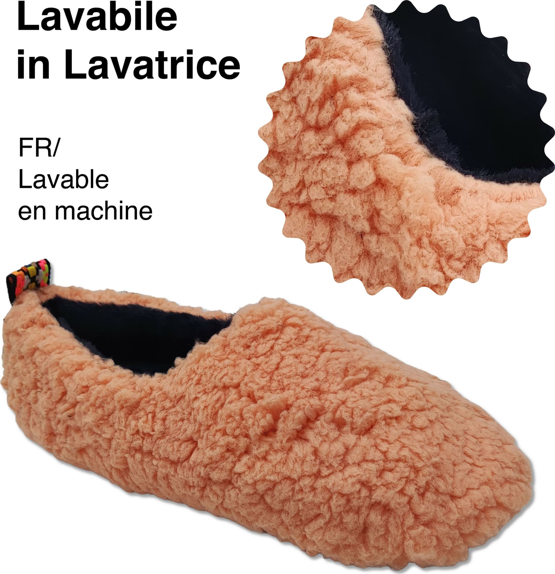 Le Pelosone Ciabatte Donna Invernali Da Casa Babbucce in Peluche Spettinato Pantofole Chiuse Suola per Parquet in Ciabatte moda Primo Calzature - Venezia, commercioVirtuoso.it