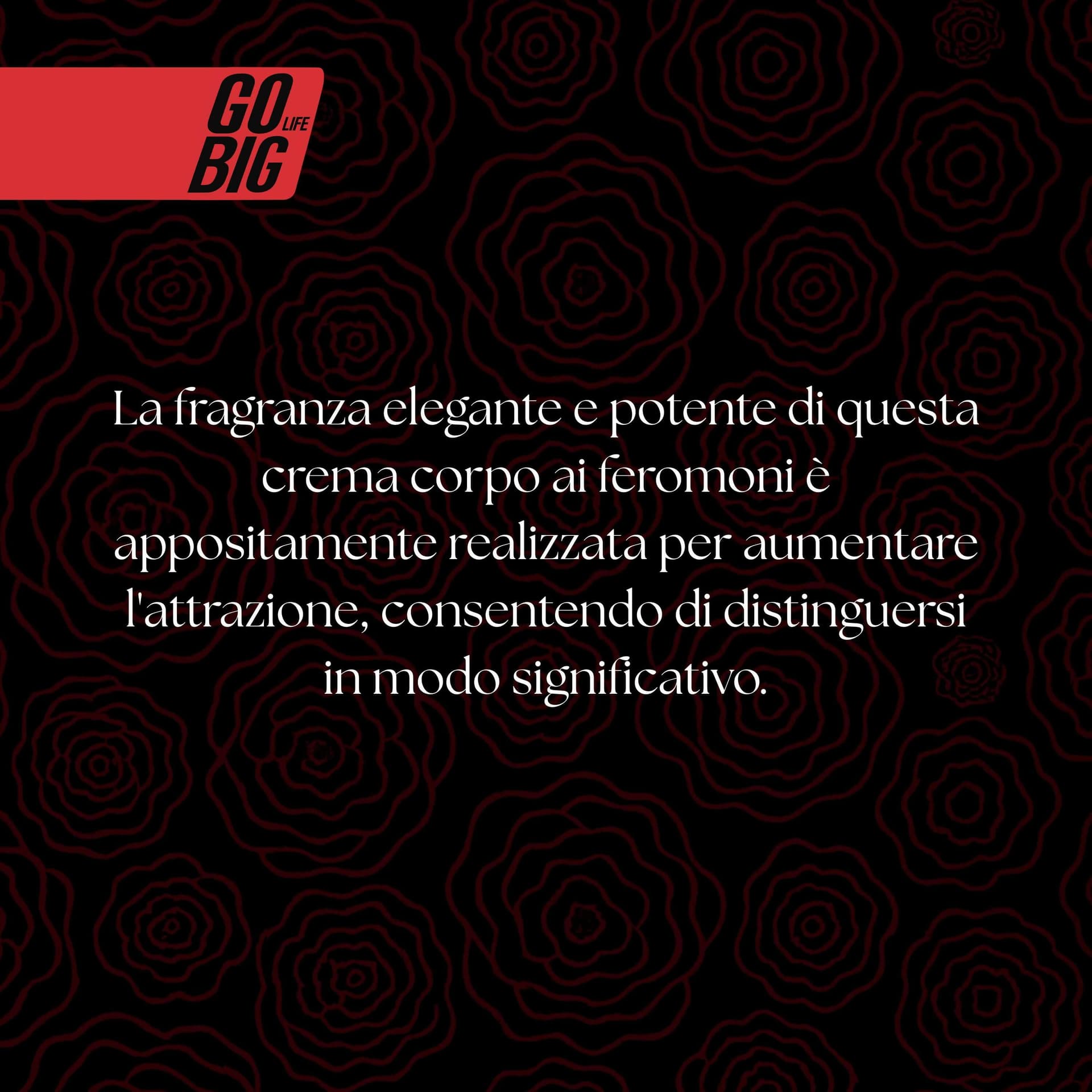 Gobig life crema corpo ai feromoni con vitamina e e lectina - idratazione profonda, aumento dell'attrattiva e sicurezza - formula con ingredienti naturali - profumo seduce e attrae in Afrodisiaci BasketGuru Italia - Palermo, commercioVirtuoso.it