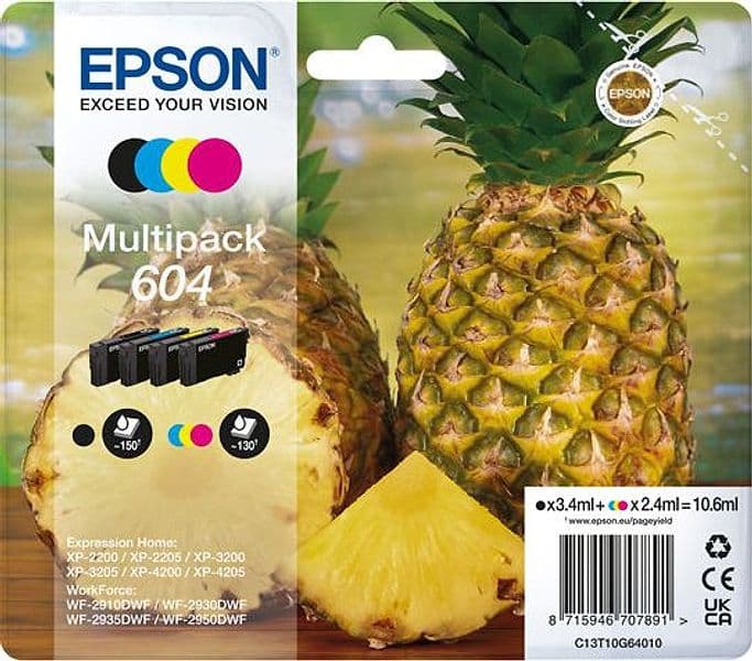 Epson Multipack 604 Ananas BK/C/M/G