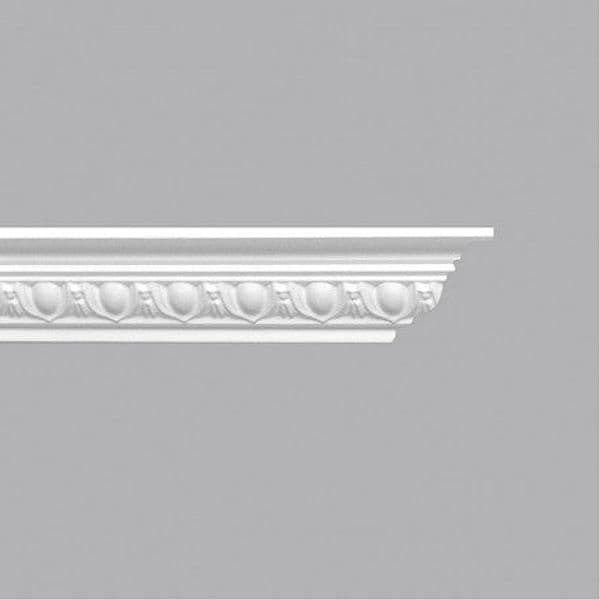 €0,99ml *** STOCK *** Pacco da 90ml di cornice decorativa in polistirene compatto XPS 55X55x2000 LD12G - Eternal Parquet