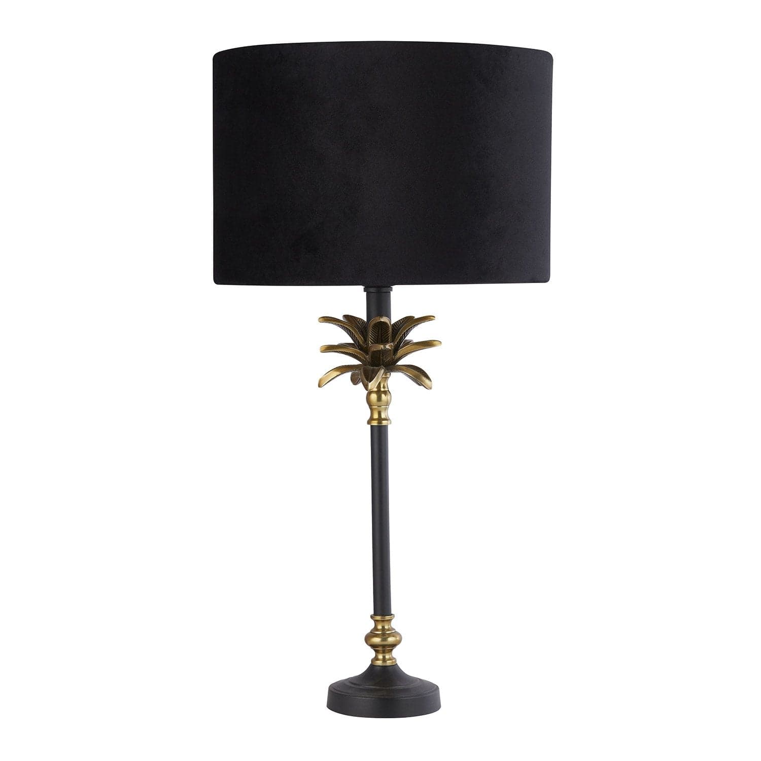 Lampada Da Scrivania Contemporanea Palma Ottone Velluto Nero 1 Luce E27 in Lampade da lavoro LuceArt - Montecorvino Pugliano, commercioVirtuoso.it